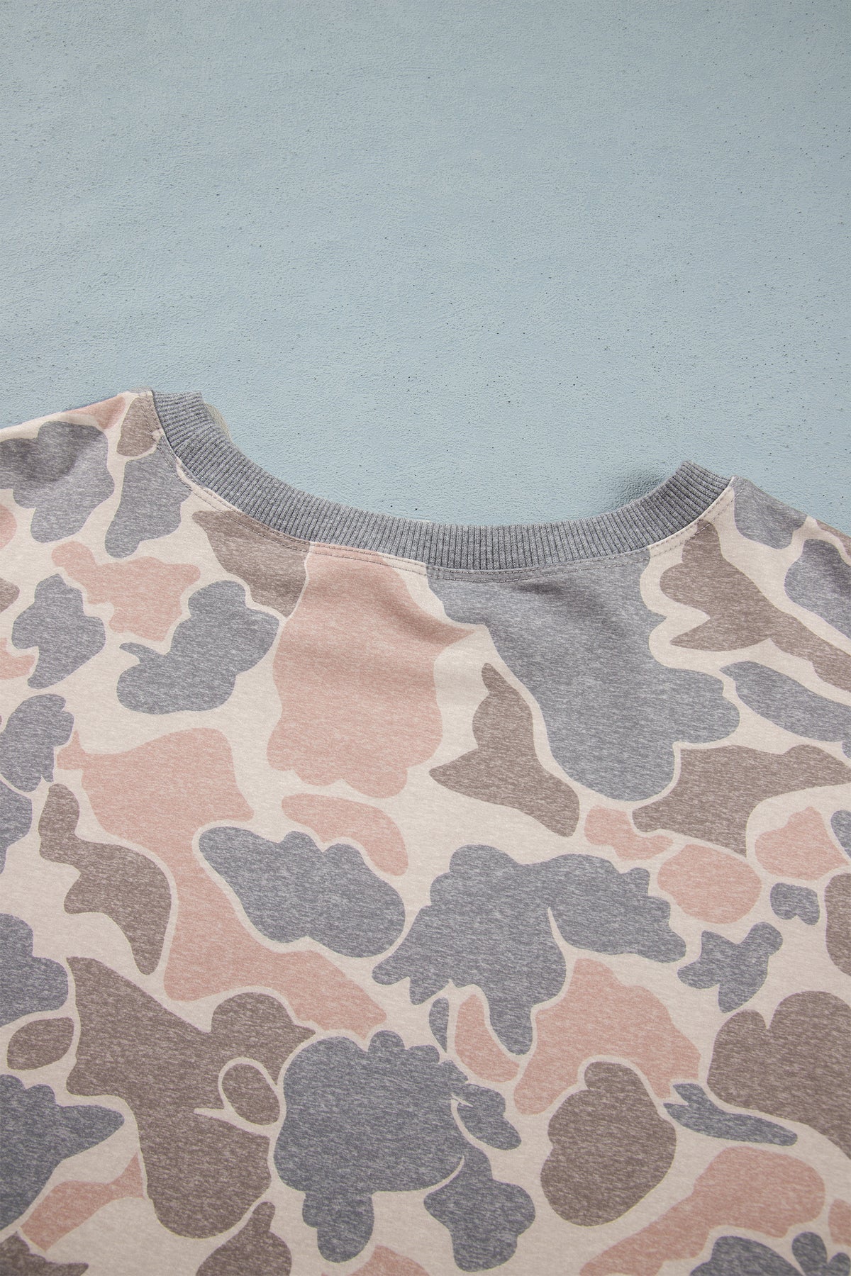 Camo Print Sweatshirt