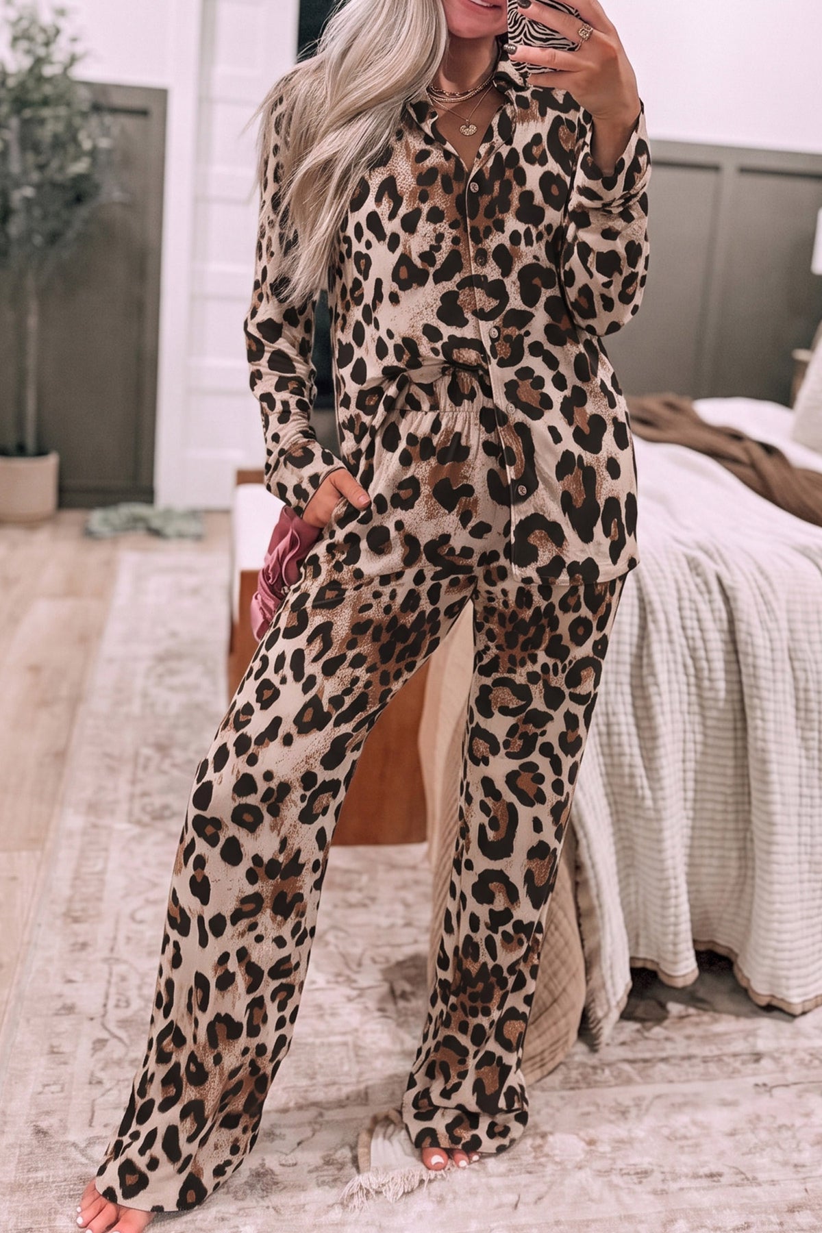 Leopard Dreams Lounge 2pc Set