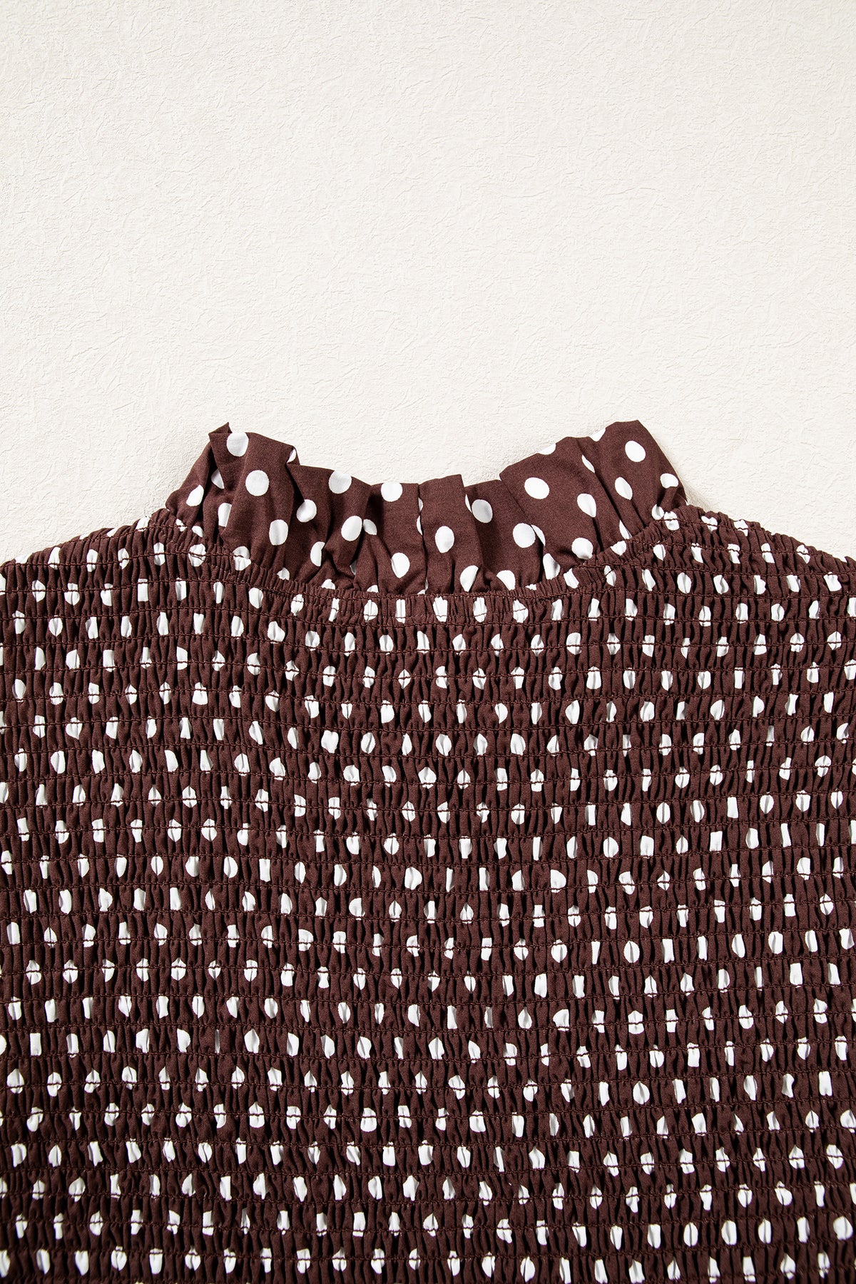 Mocha Dot Blouse