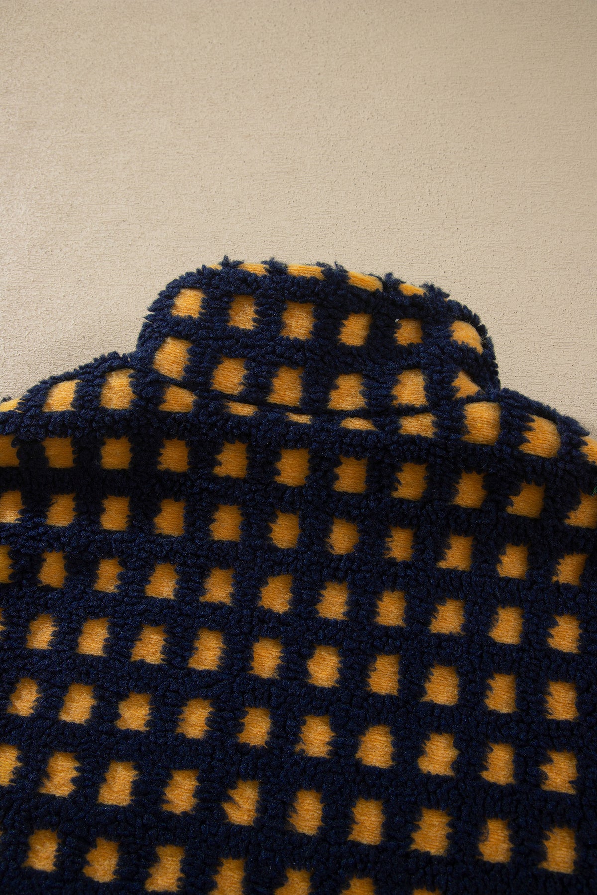 Plaid Sherpa Jacket