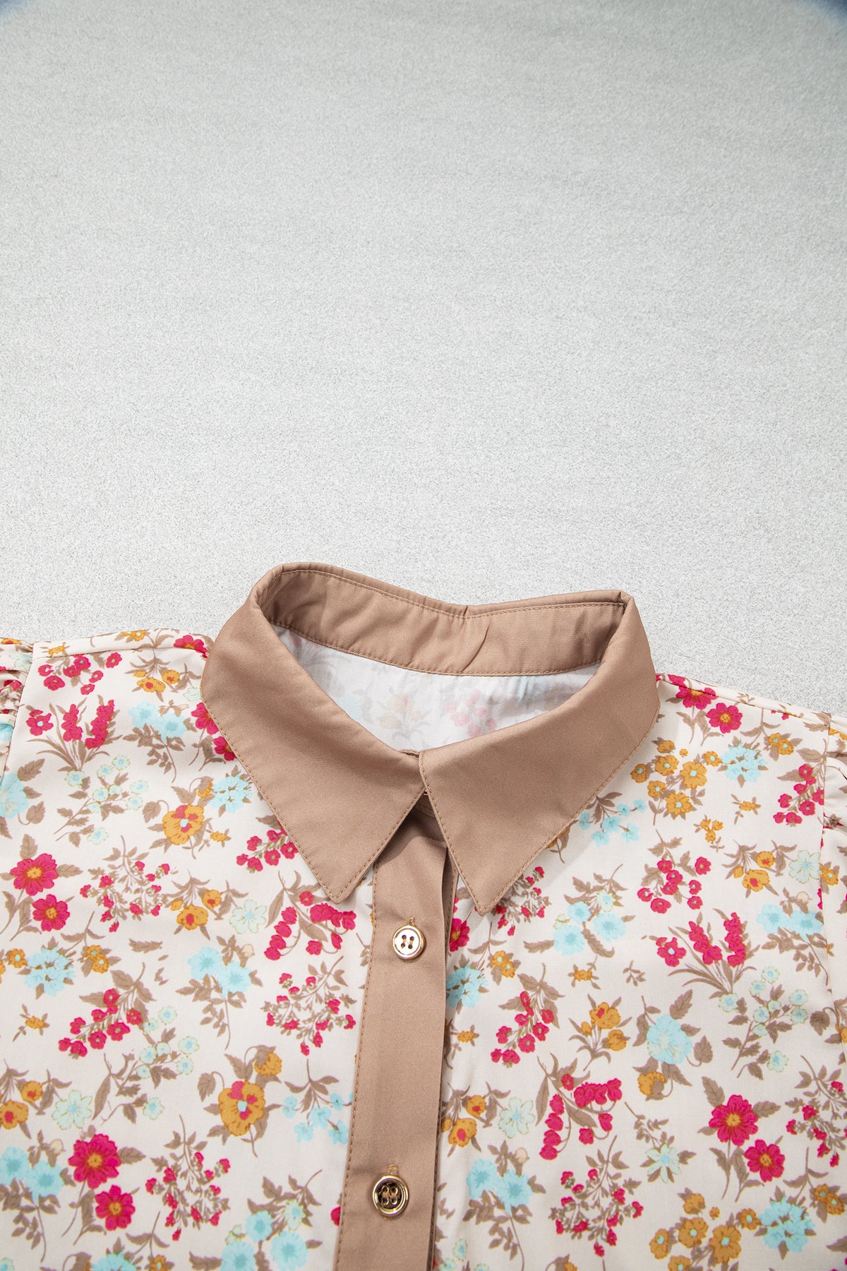 Sunset Bloom Belted Dress
