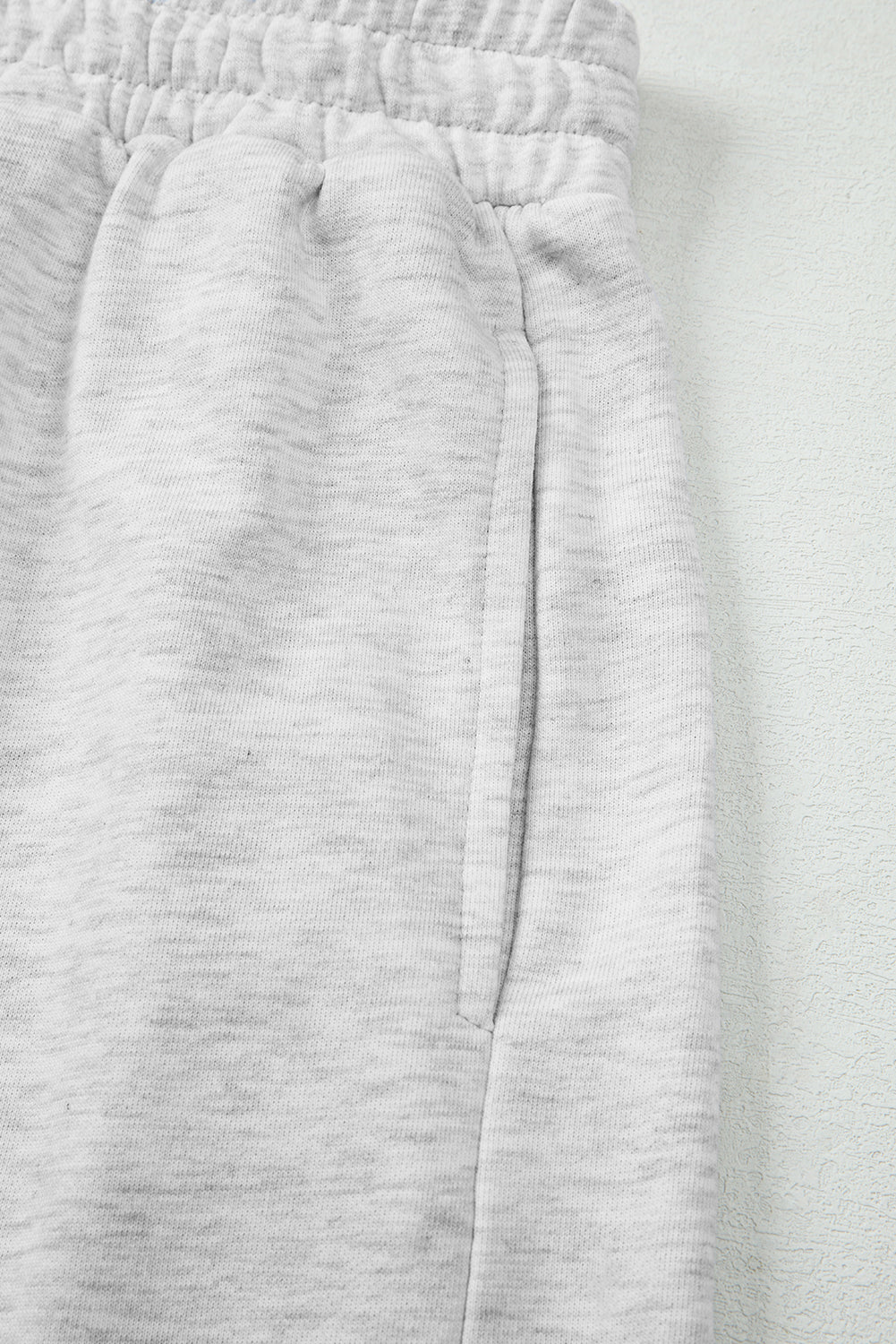 Sachet Pink Bow Embroidery Long Sleeve Pullover and High Waist Shorts Set