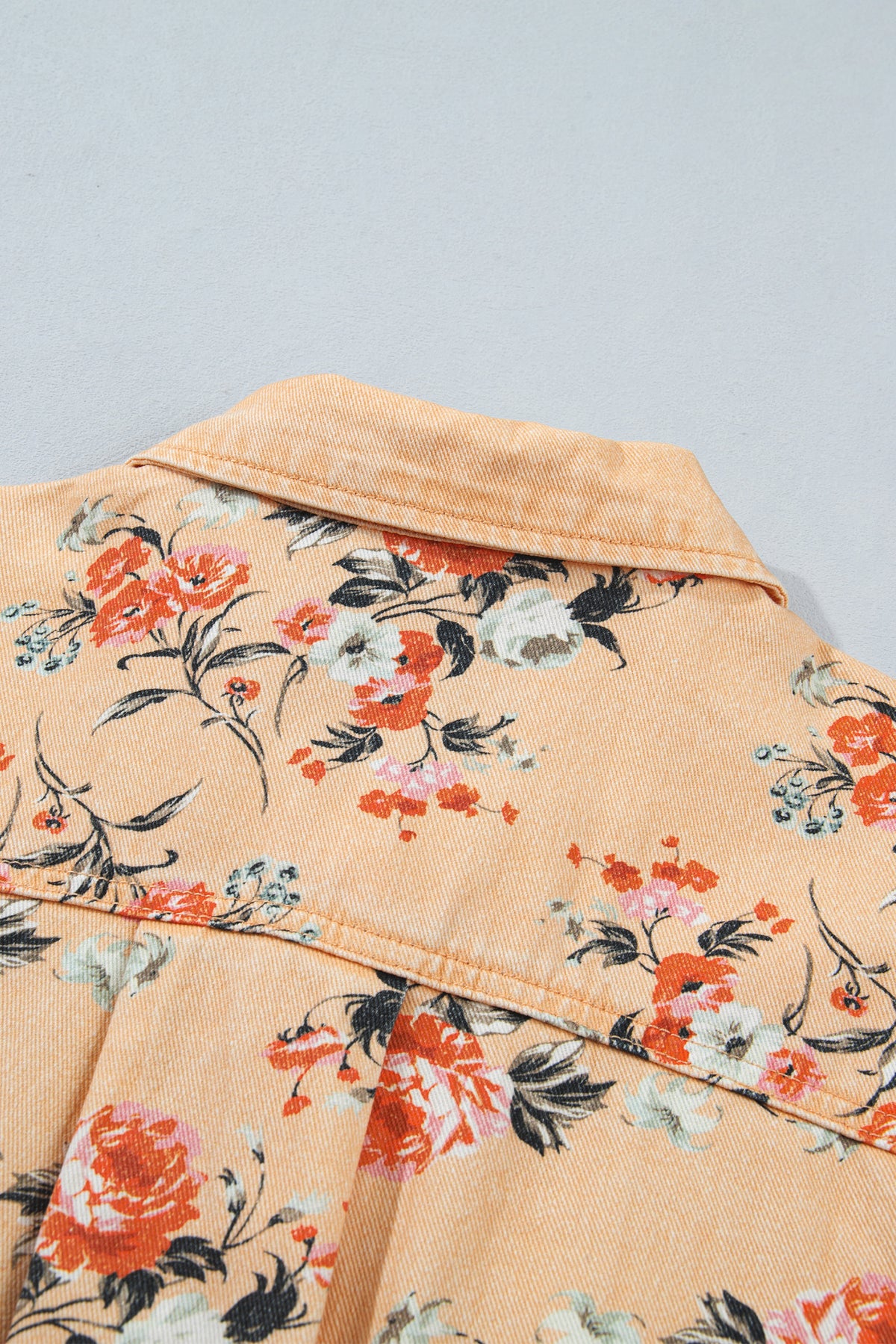 Floral Denim Shacket
