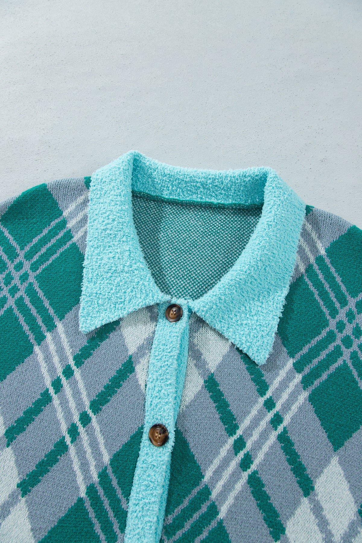 Plaid Cardigan