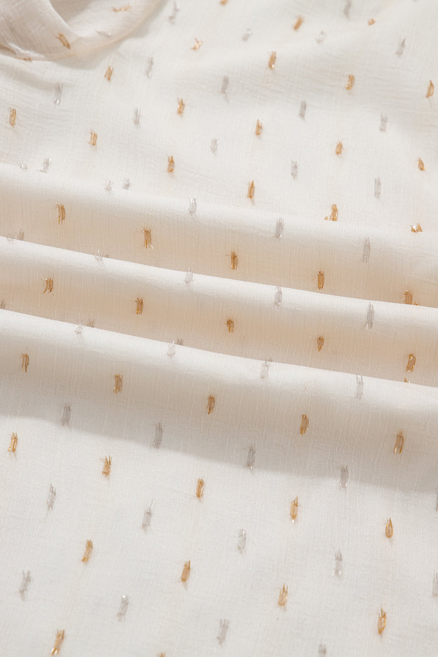 Dusk Blue Metallic Jacquard Short Sleeve Shirt