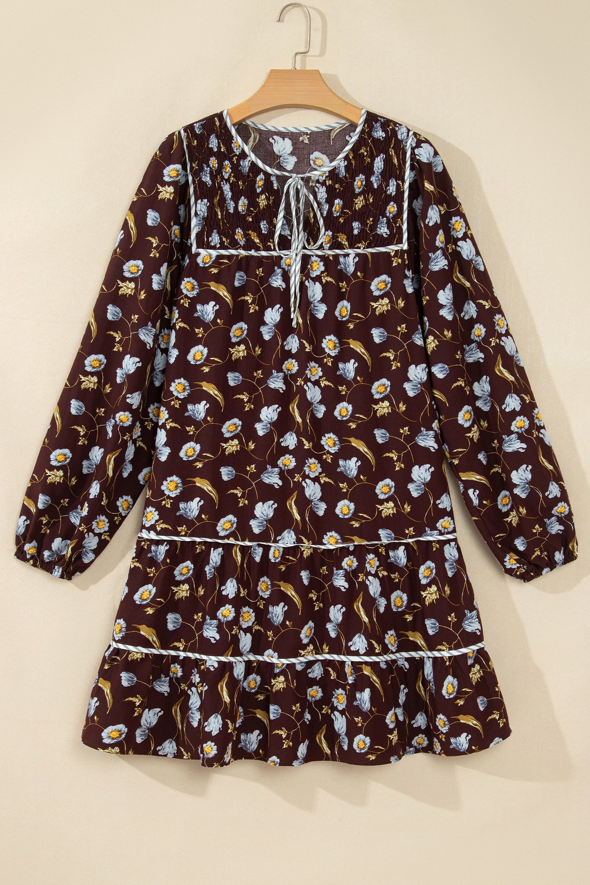 Autumn Bloom Shift Dress
