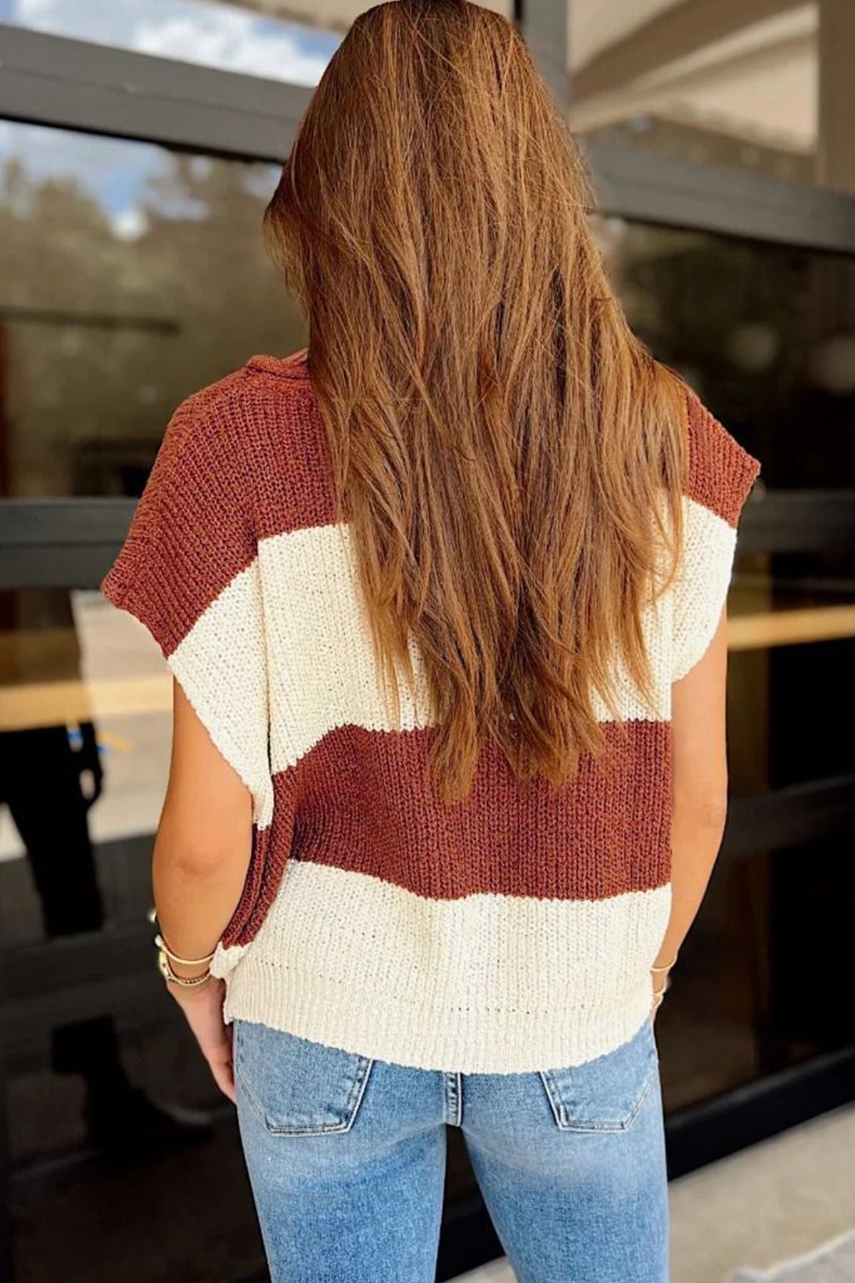 Stripe Knit Sweater