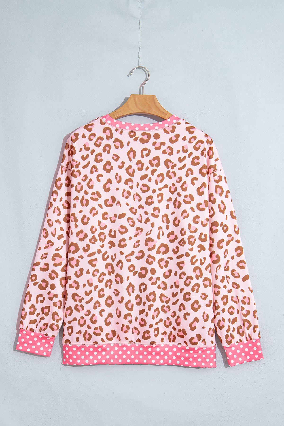 Mocha Leopard Mix Top