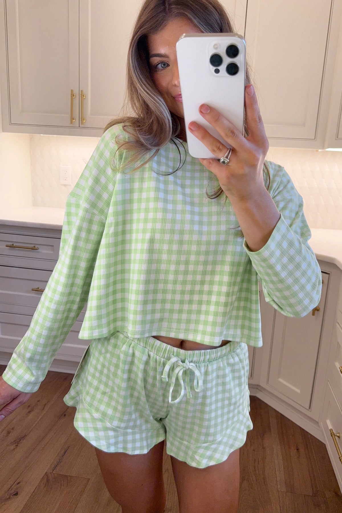 Gingham Days Lounge 2pc Set