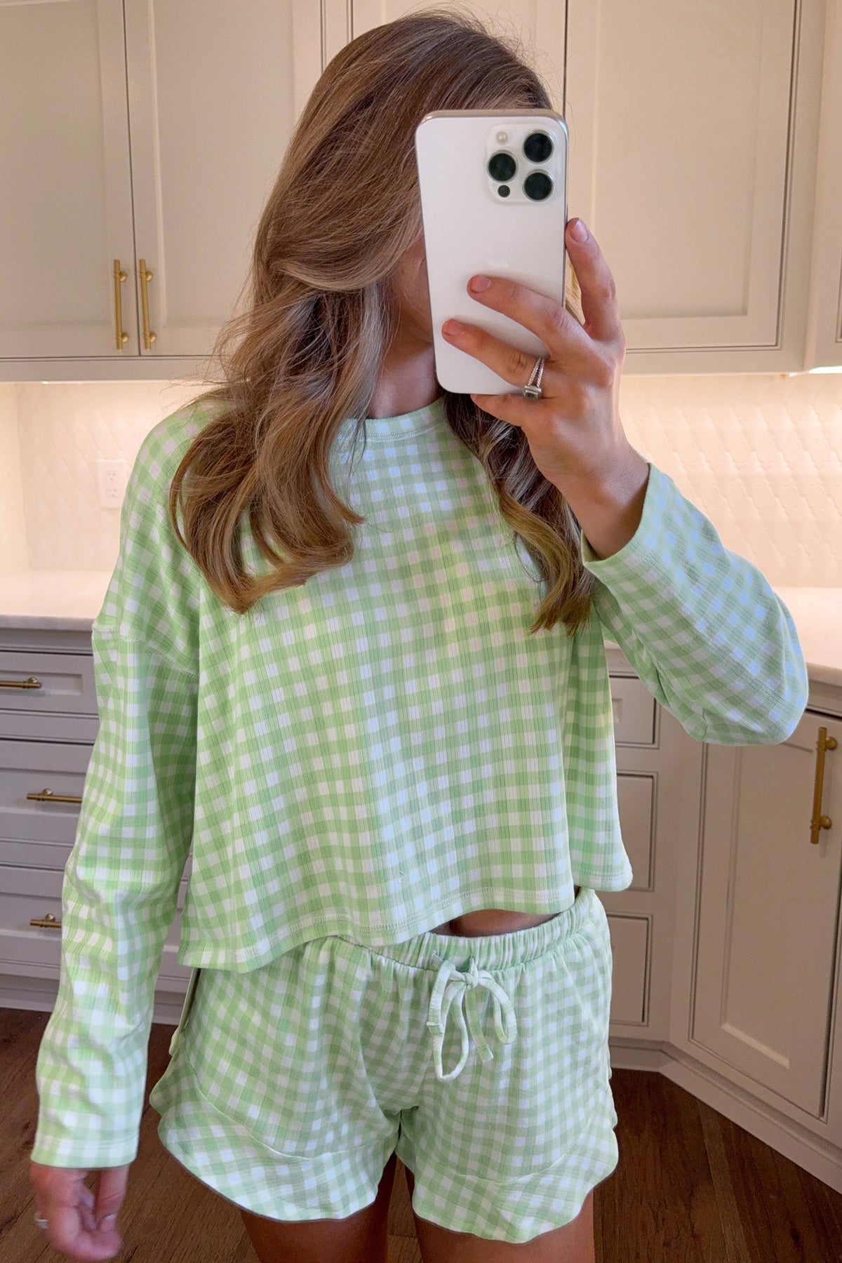 Gingham Days Lounge 2pc Set