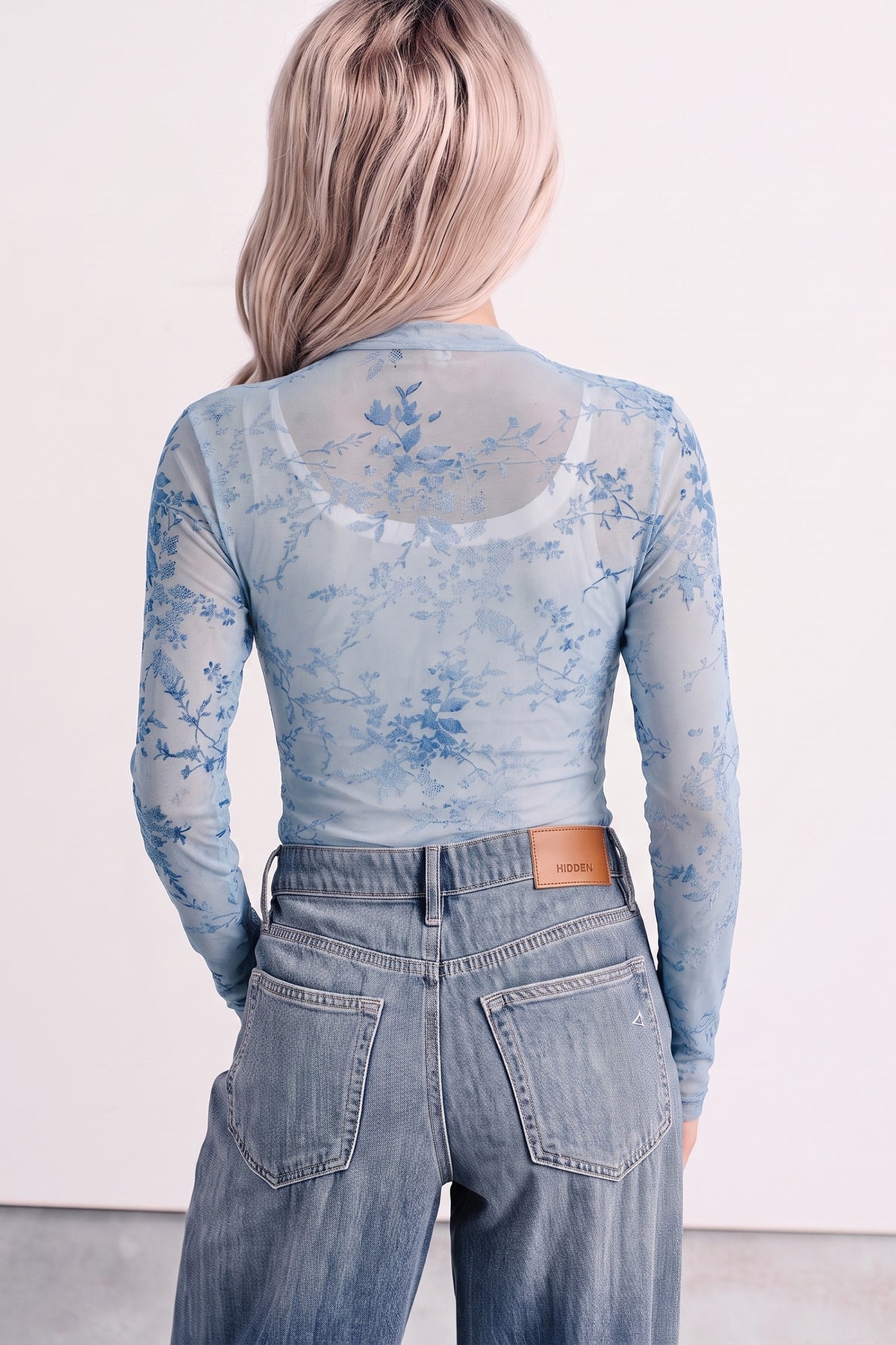 Floral Mesh Bodysuit
