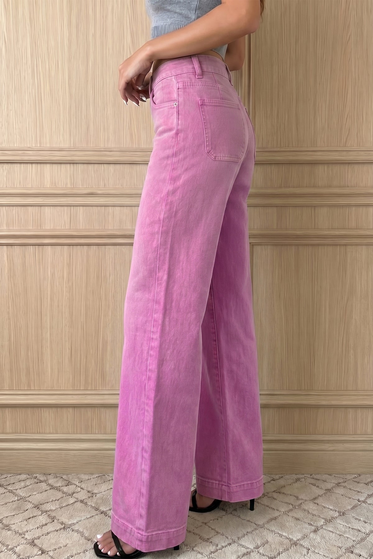 High Rise Wide Leg Jeans