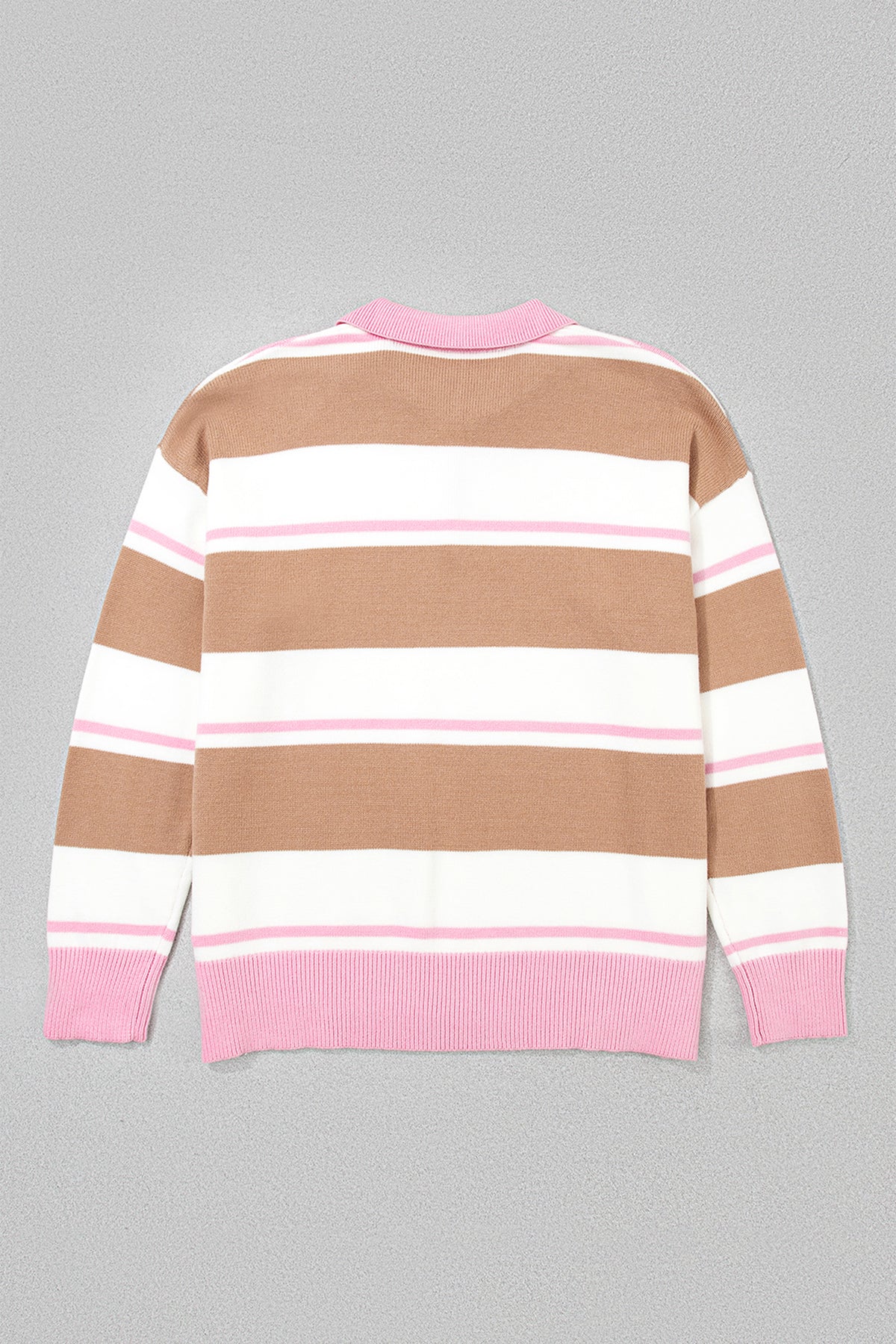 Pink Stripe Tunic Sweater