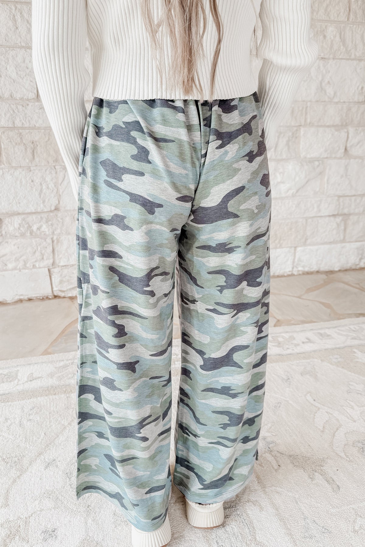 Camo Wide Leg Pants