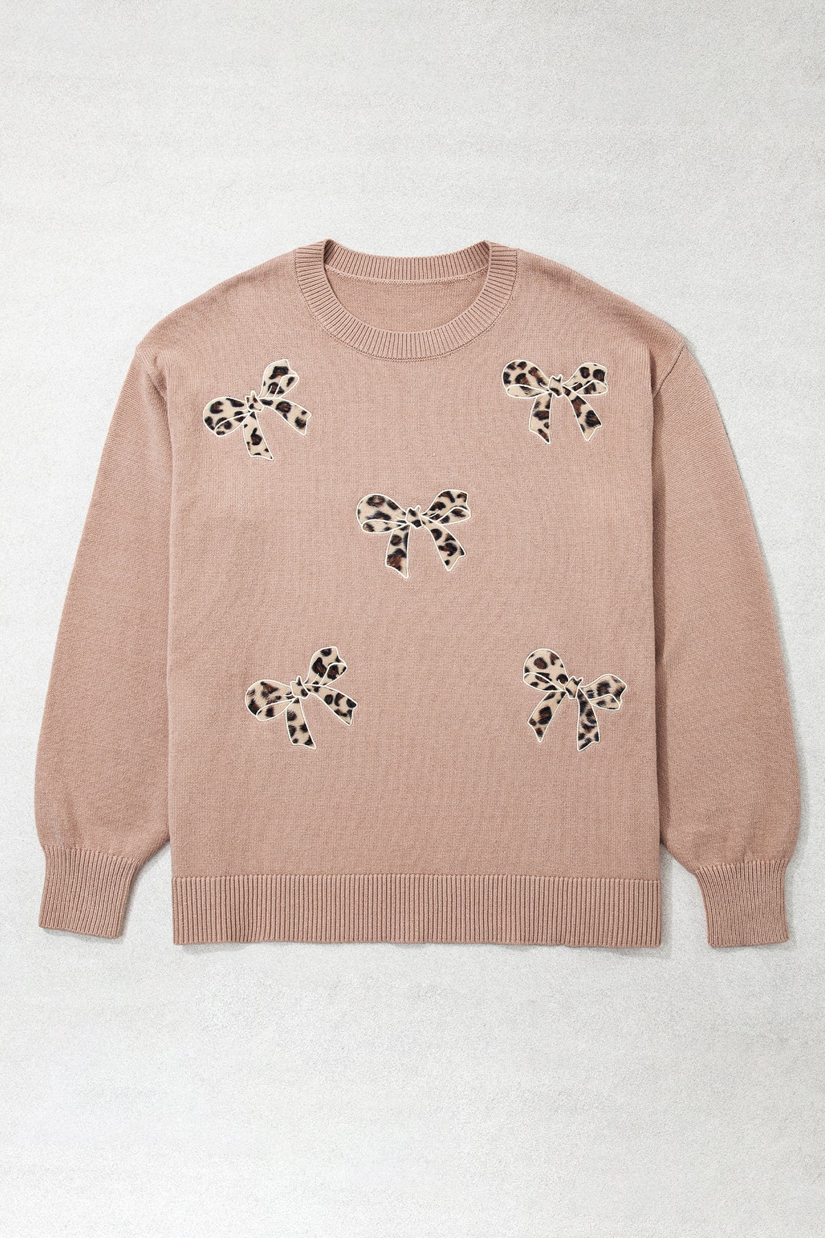 Leopard Bow Sweatshirt