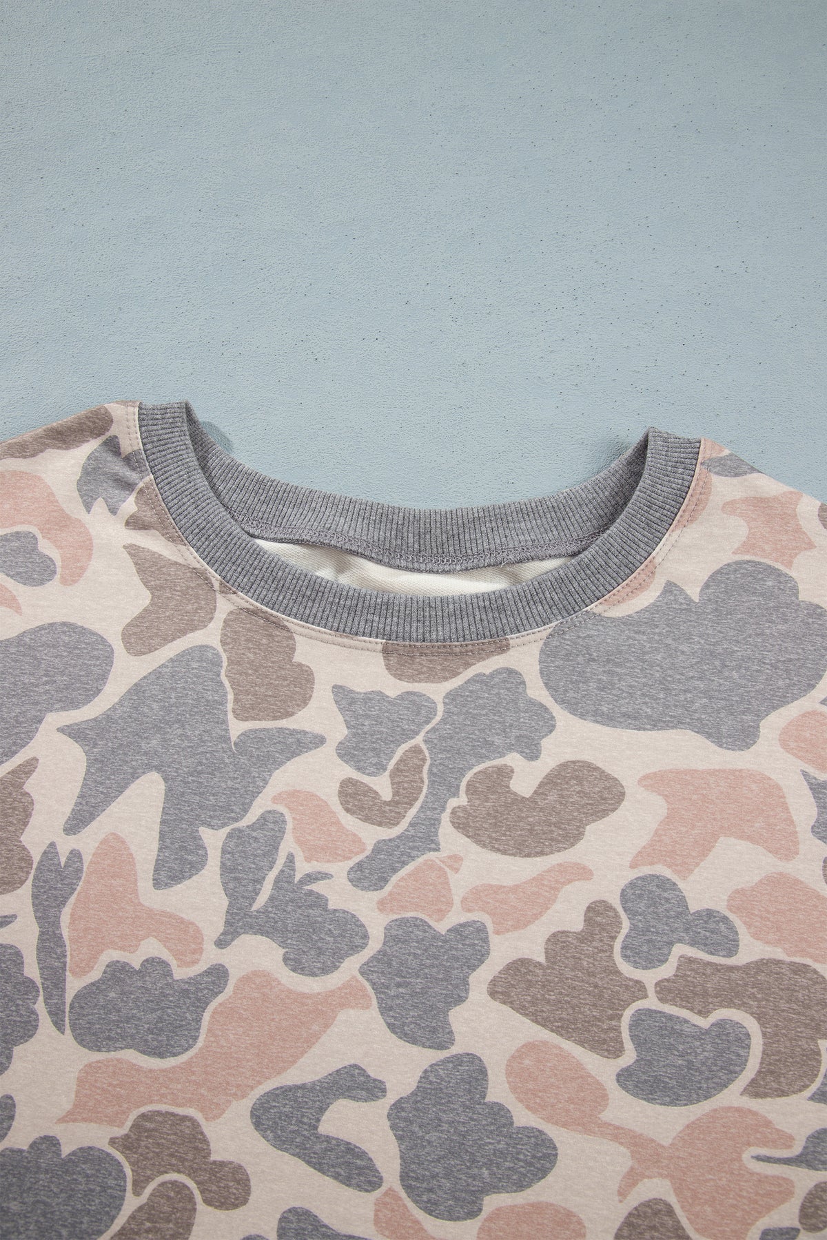 Camo Print Sweatshirt