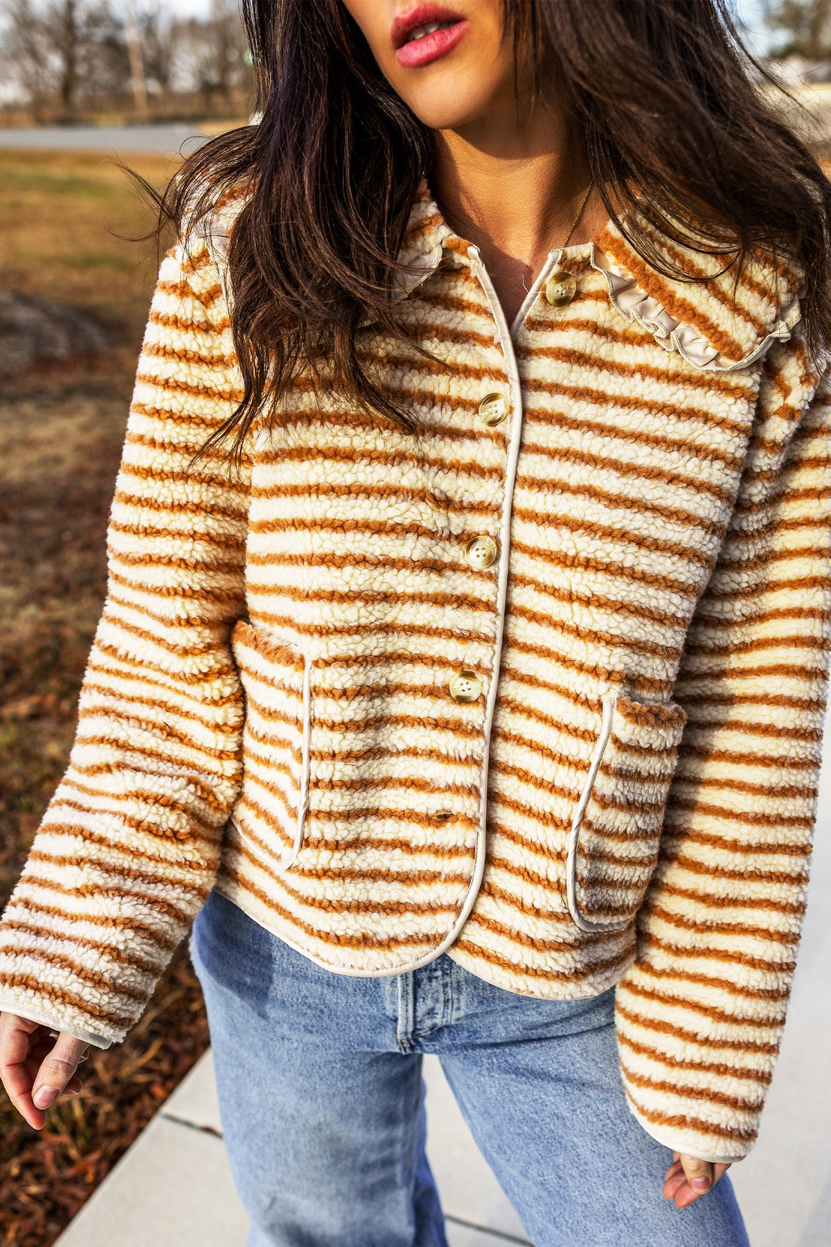 Cozy Stripe Jacket