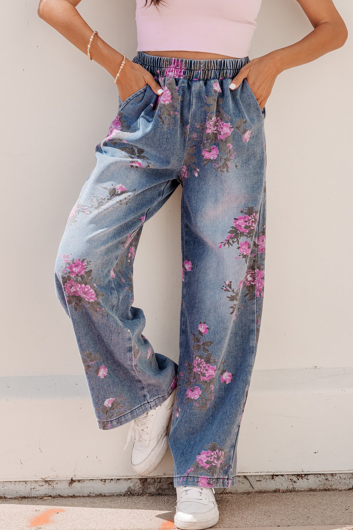 Wildflower Pull-On Jeans