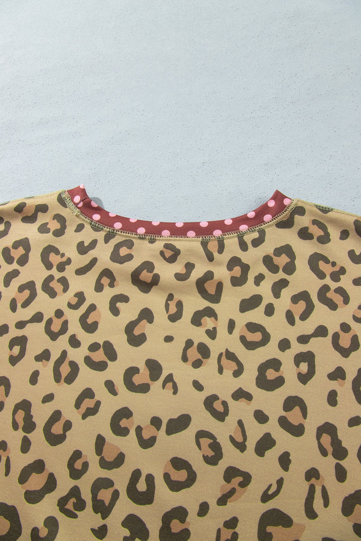 Plus Leopard Dot Top