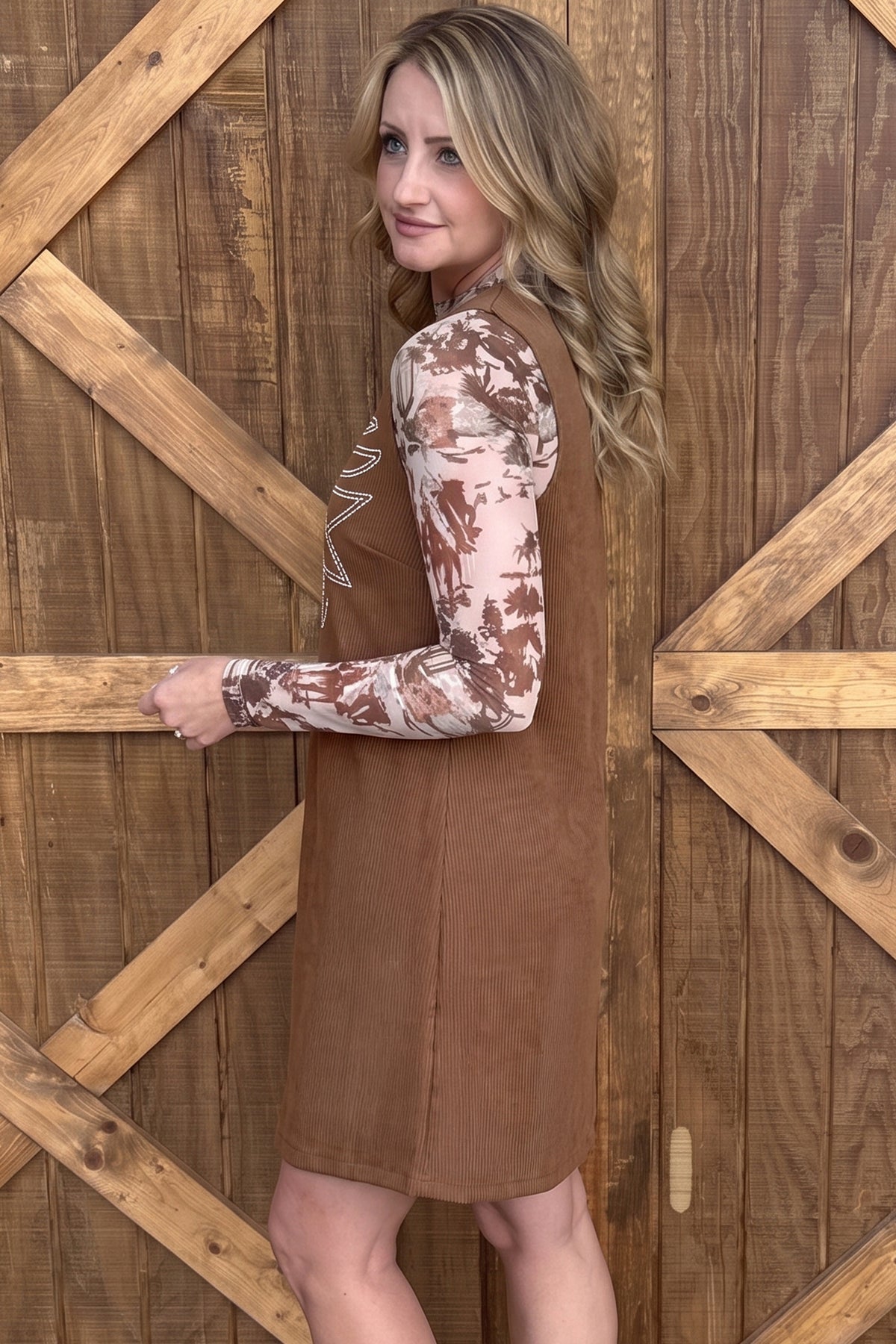 Rustic Embroidery Dress