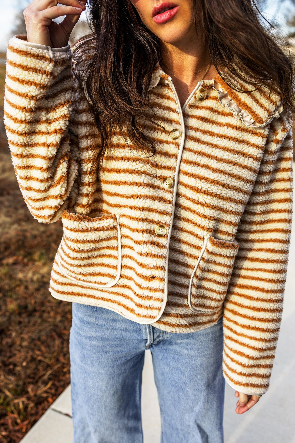 Cozy Stripe Jacket