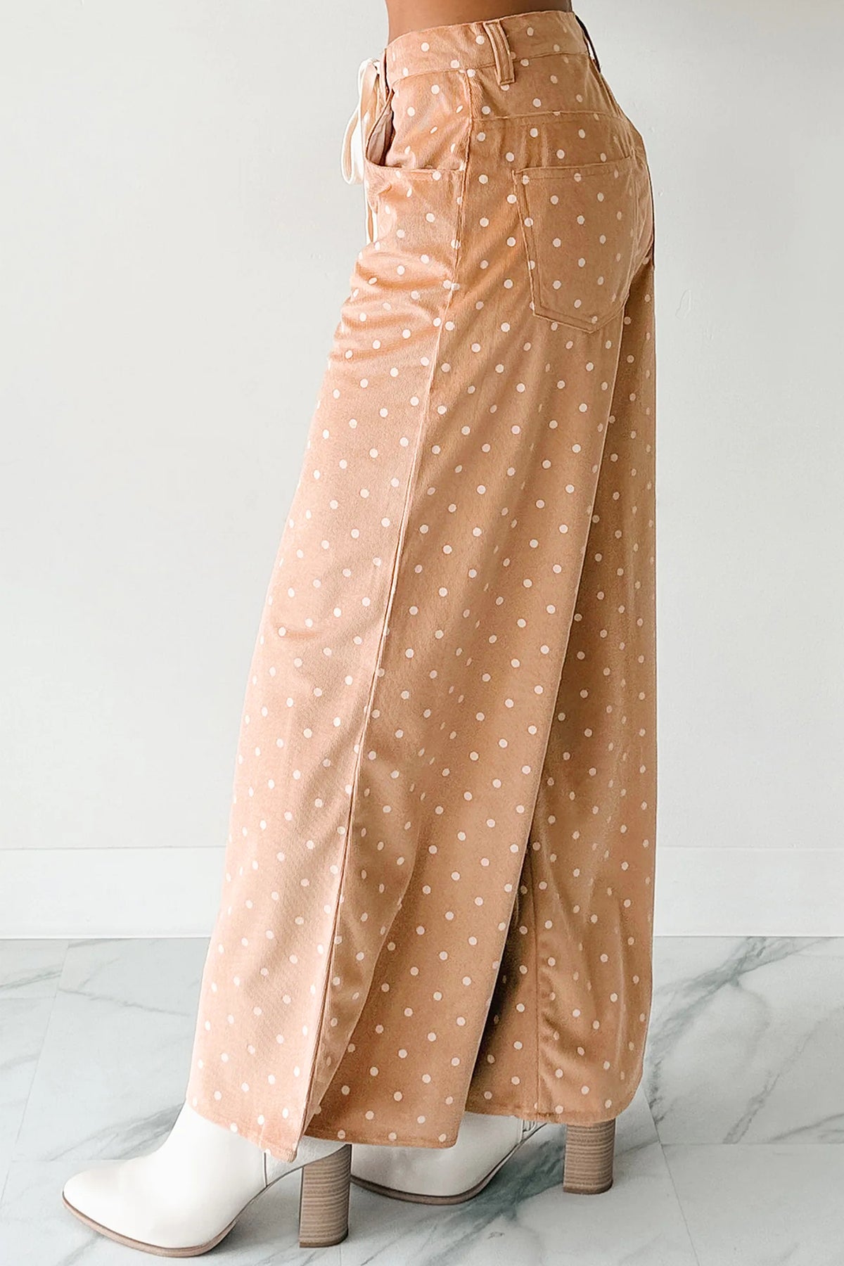 Polka Dot Wide Leg Pants