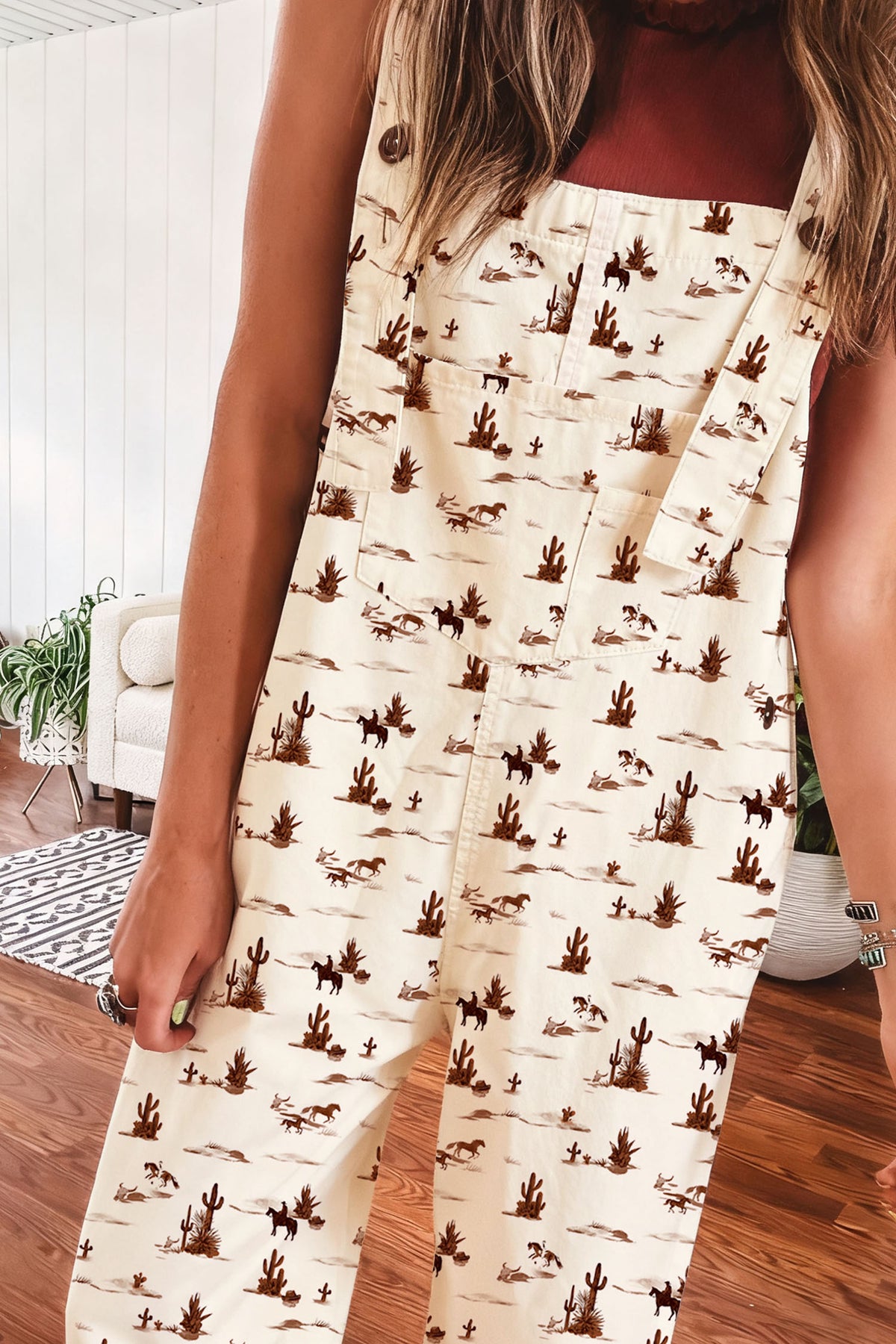 Western Strap Jumpsuit