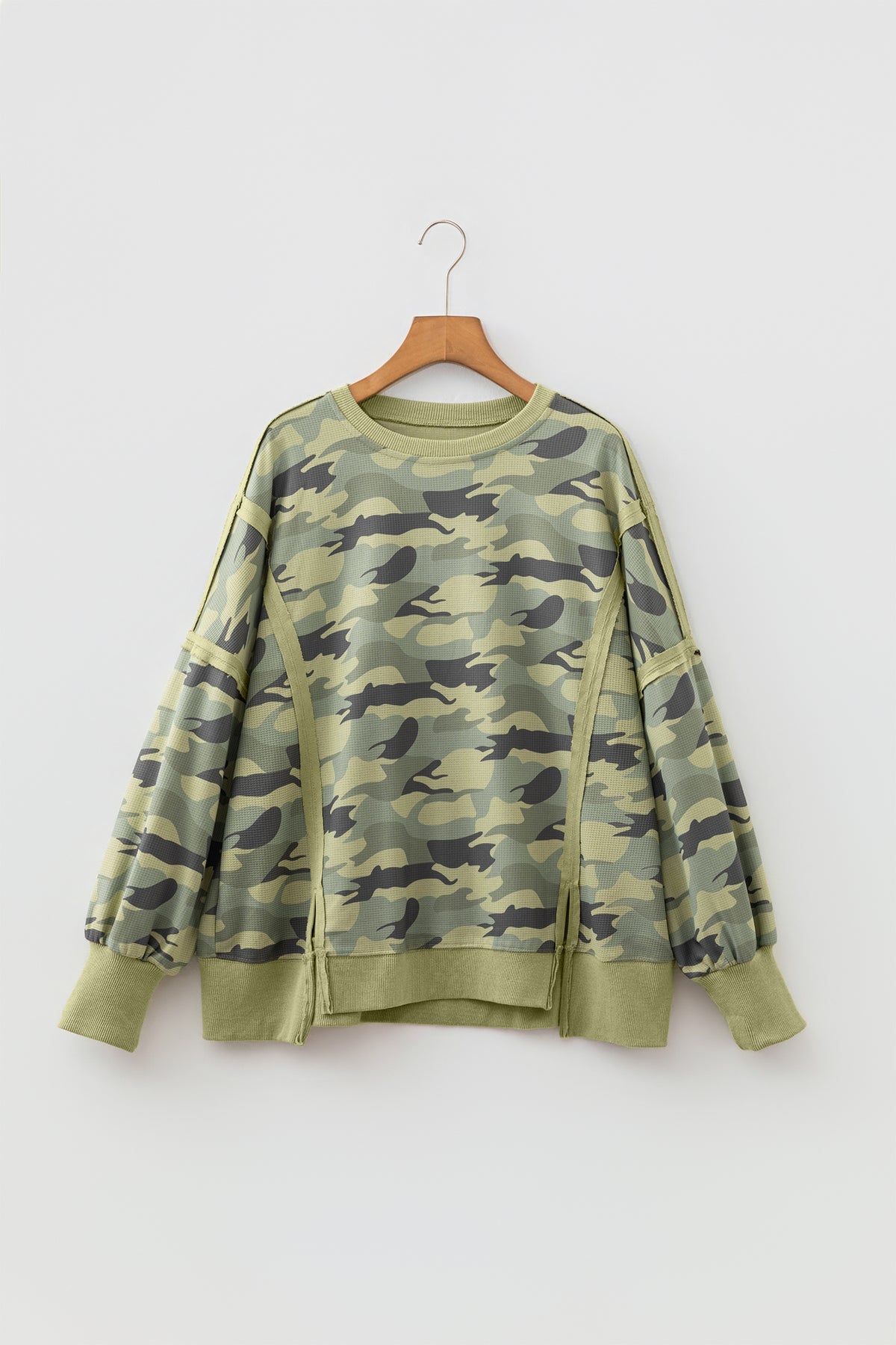 Wild & Free Camo Waffle Top