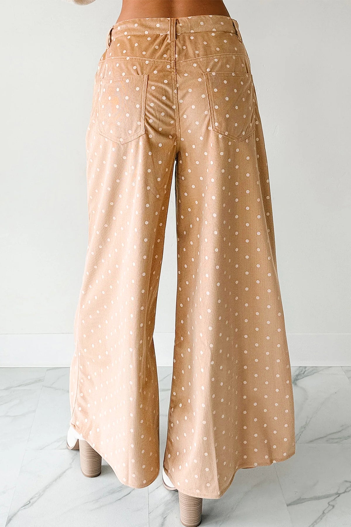 Polka Dot Wide Leg Pants