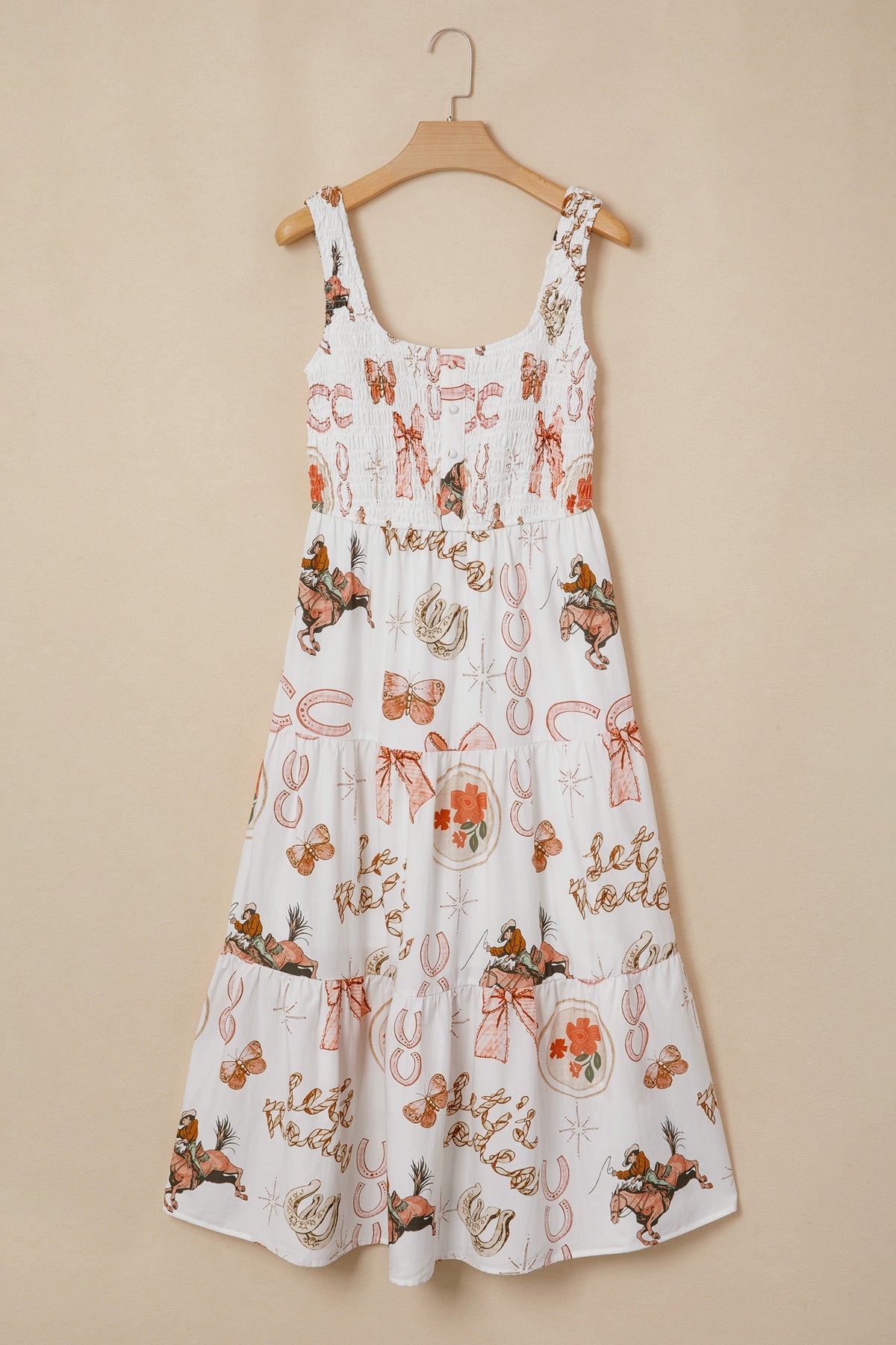 Western Charm Midi Dress