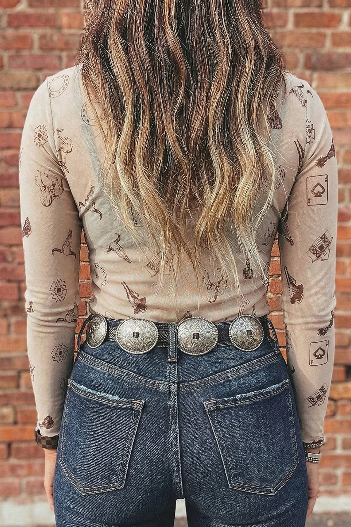 Floral Mock Neck Top