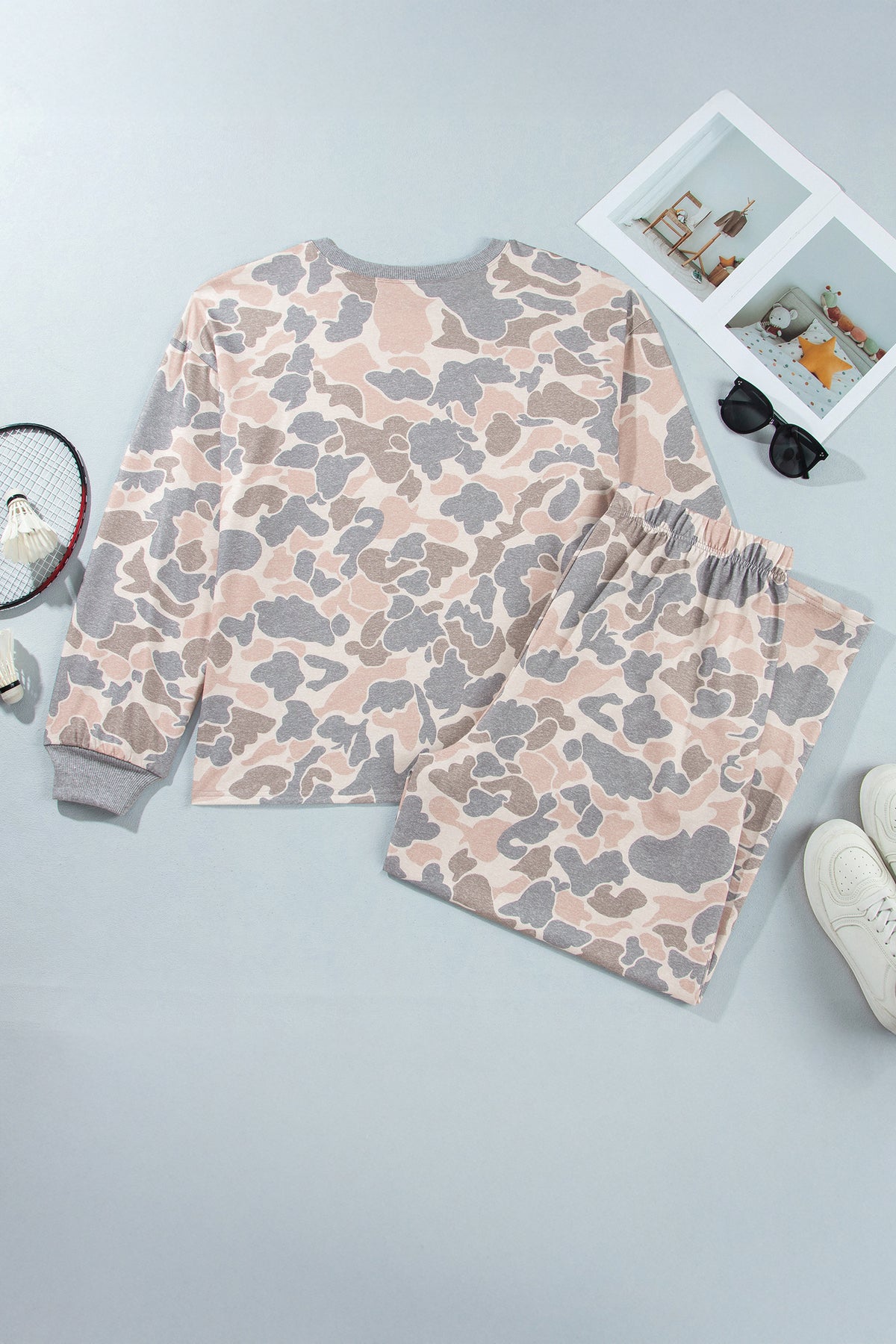Camo Print Sweatshirt