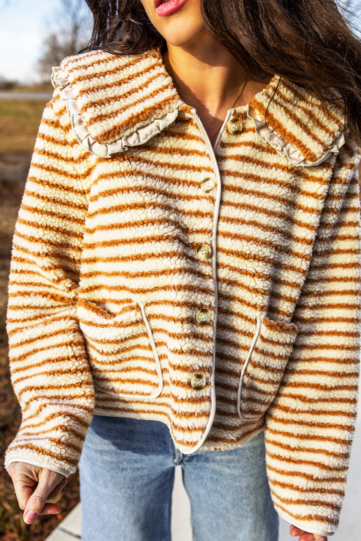 Cozy Stripe Jacket