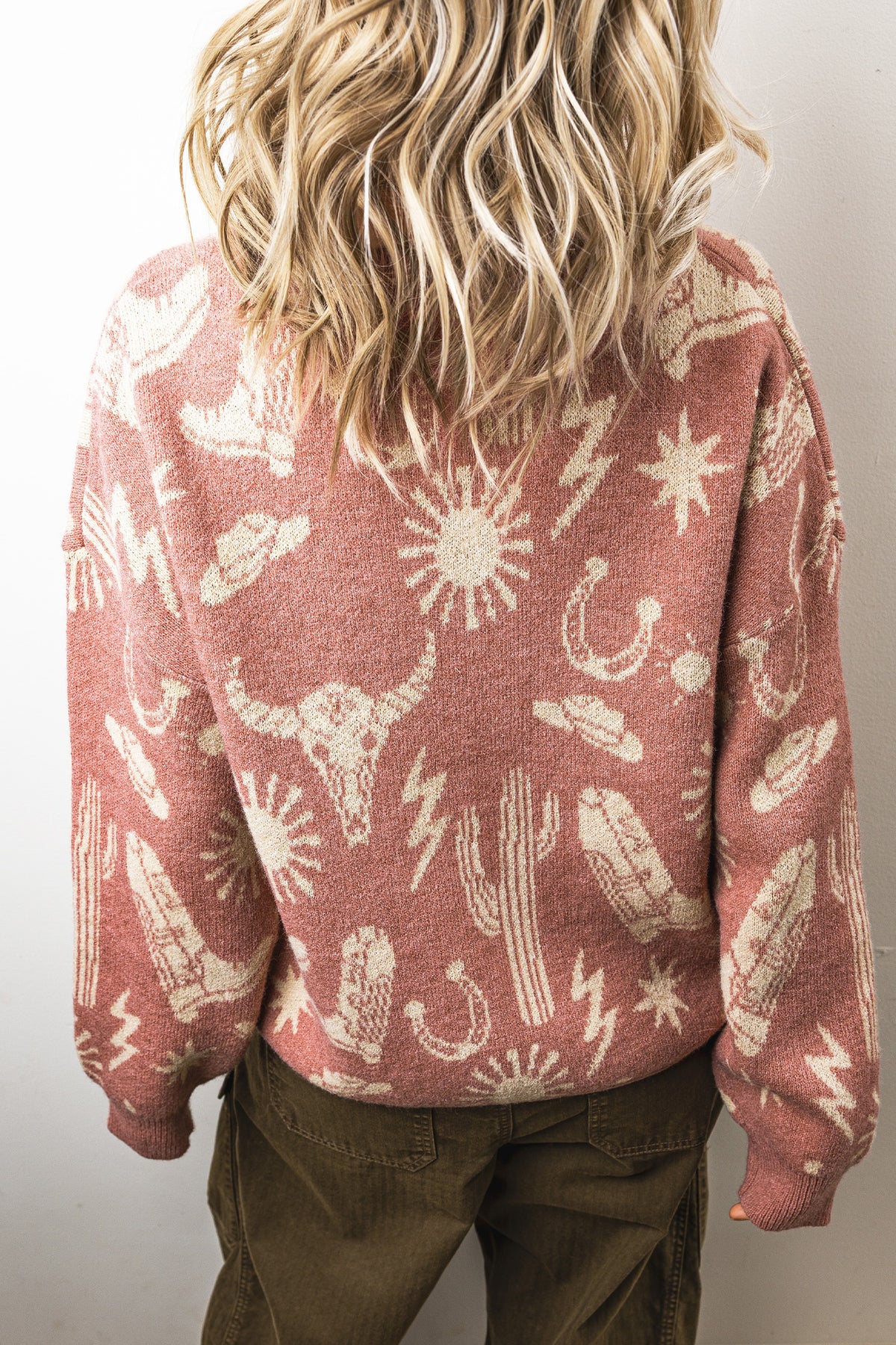 Peachy Prarie Sweater
