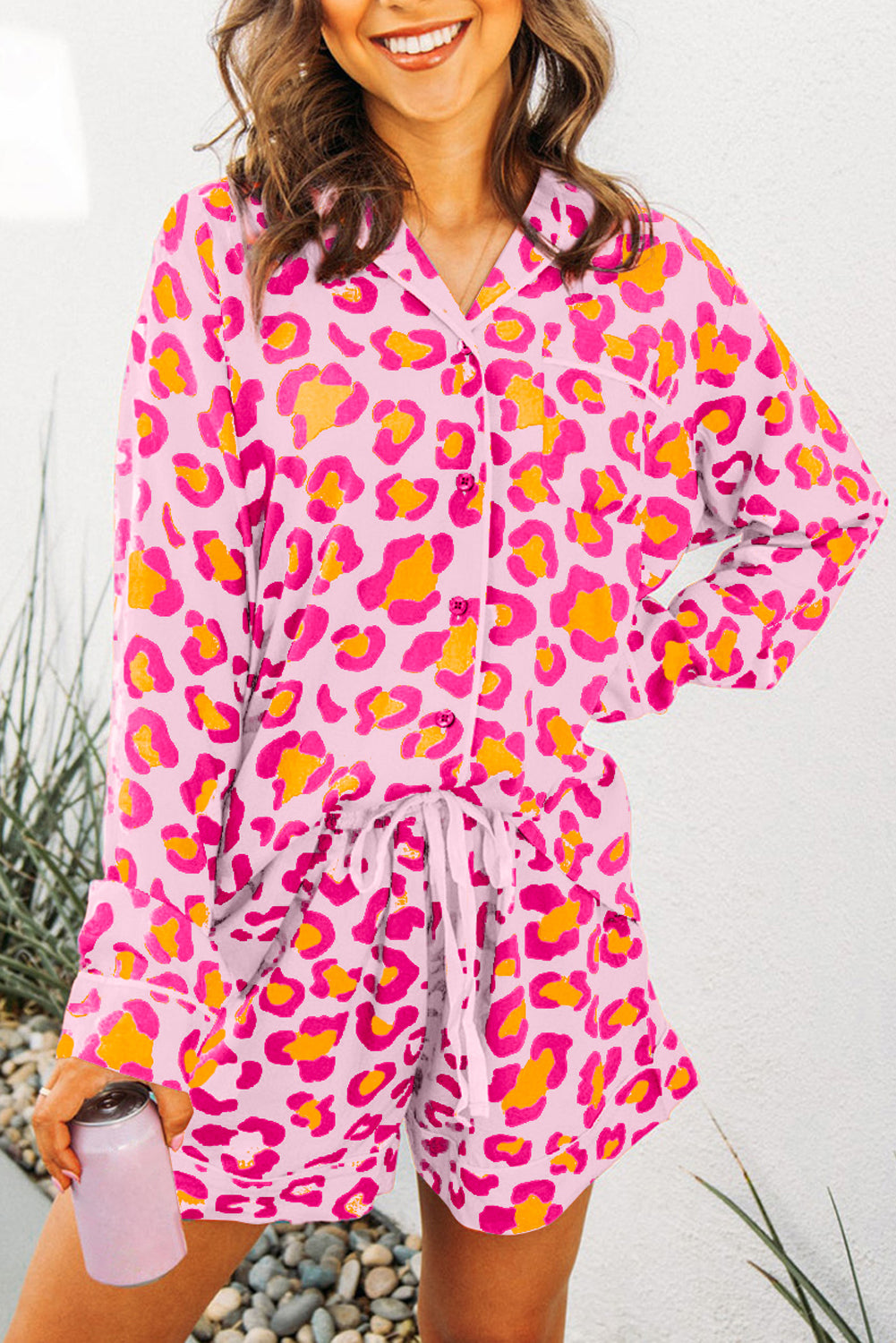 Wild Pink Pajama Set