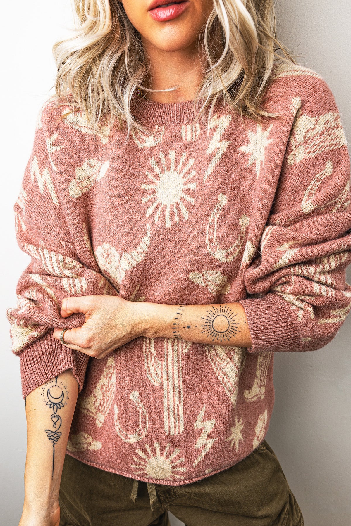 Peachy Prarie Sweater