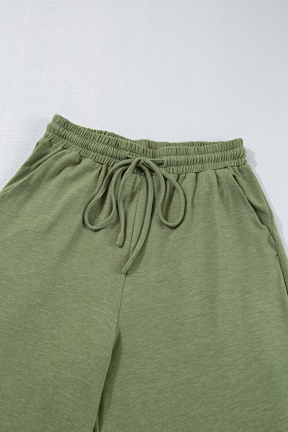 Dune Solid Color Ruffle Hem Wide Leg Pants