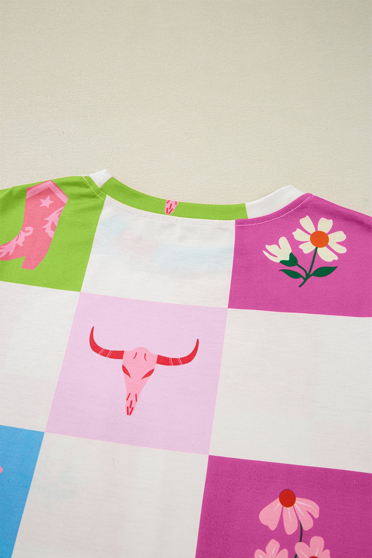 Cowgirl Check Tee