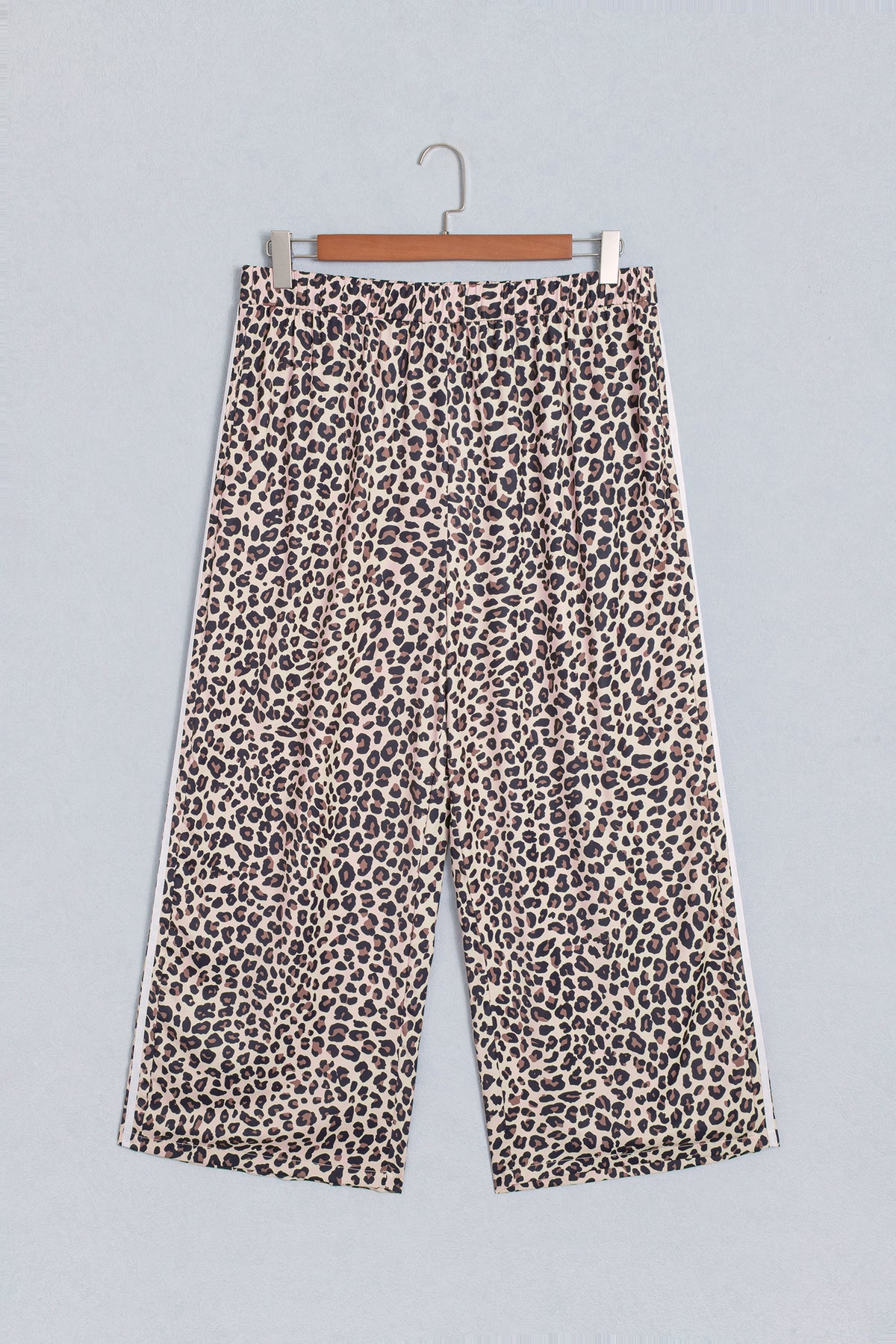 Plus Leopard Stripe Top