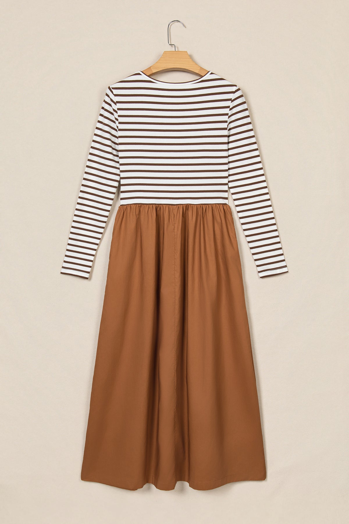 Cozy Stripe Flare Dress