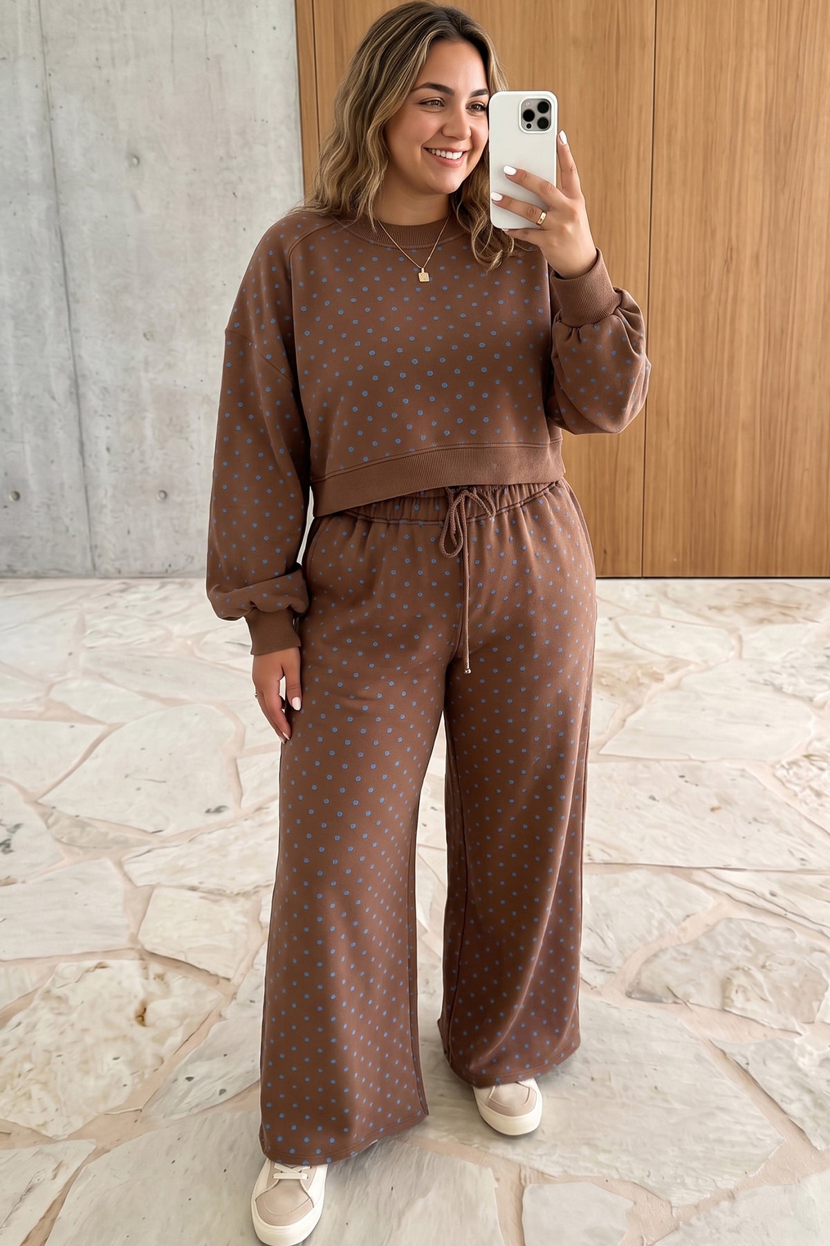 Plus Polka Dot Top