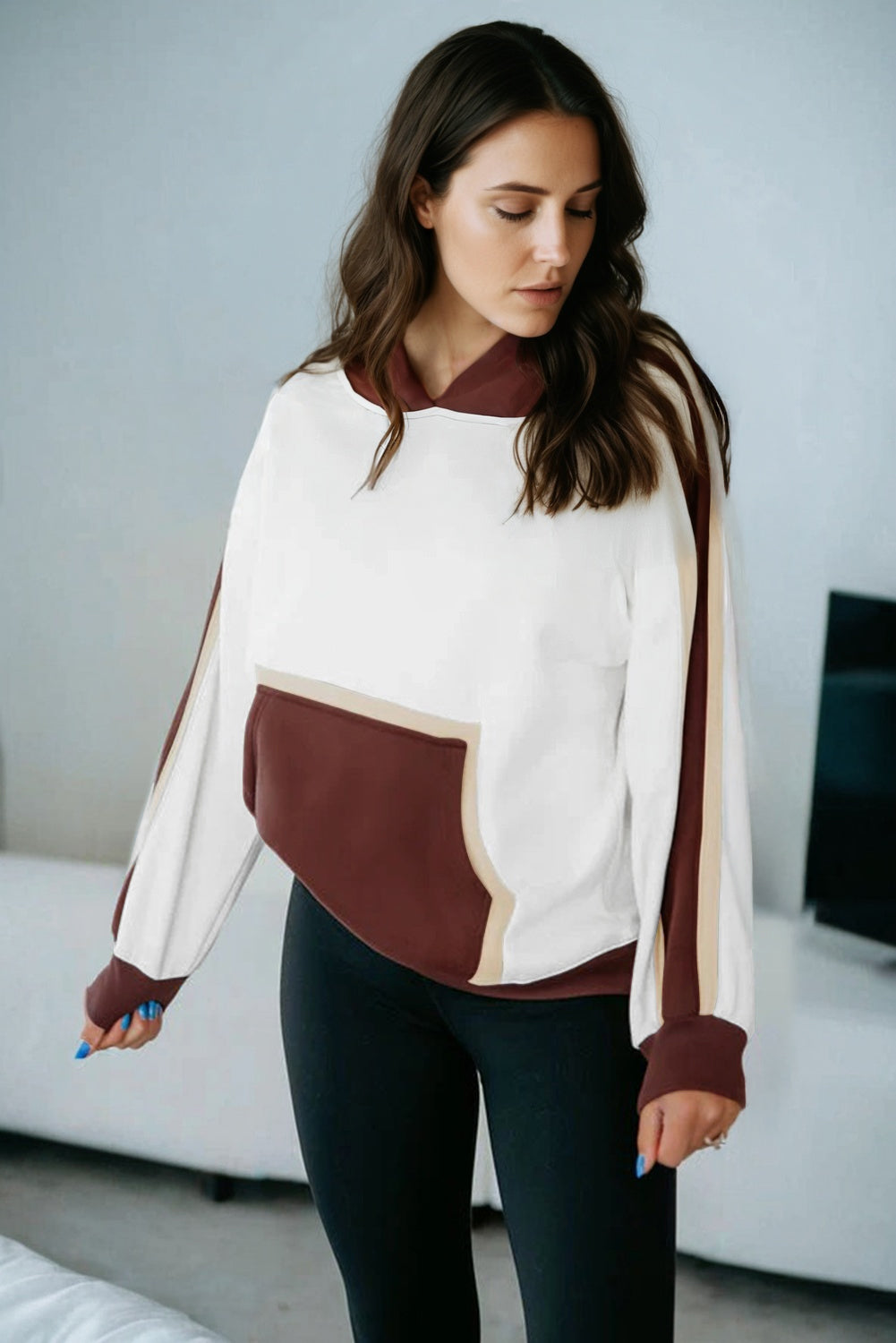 Cozy Colorblock Hoodie