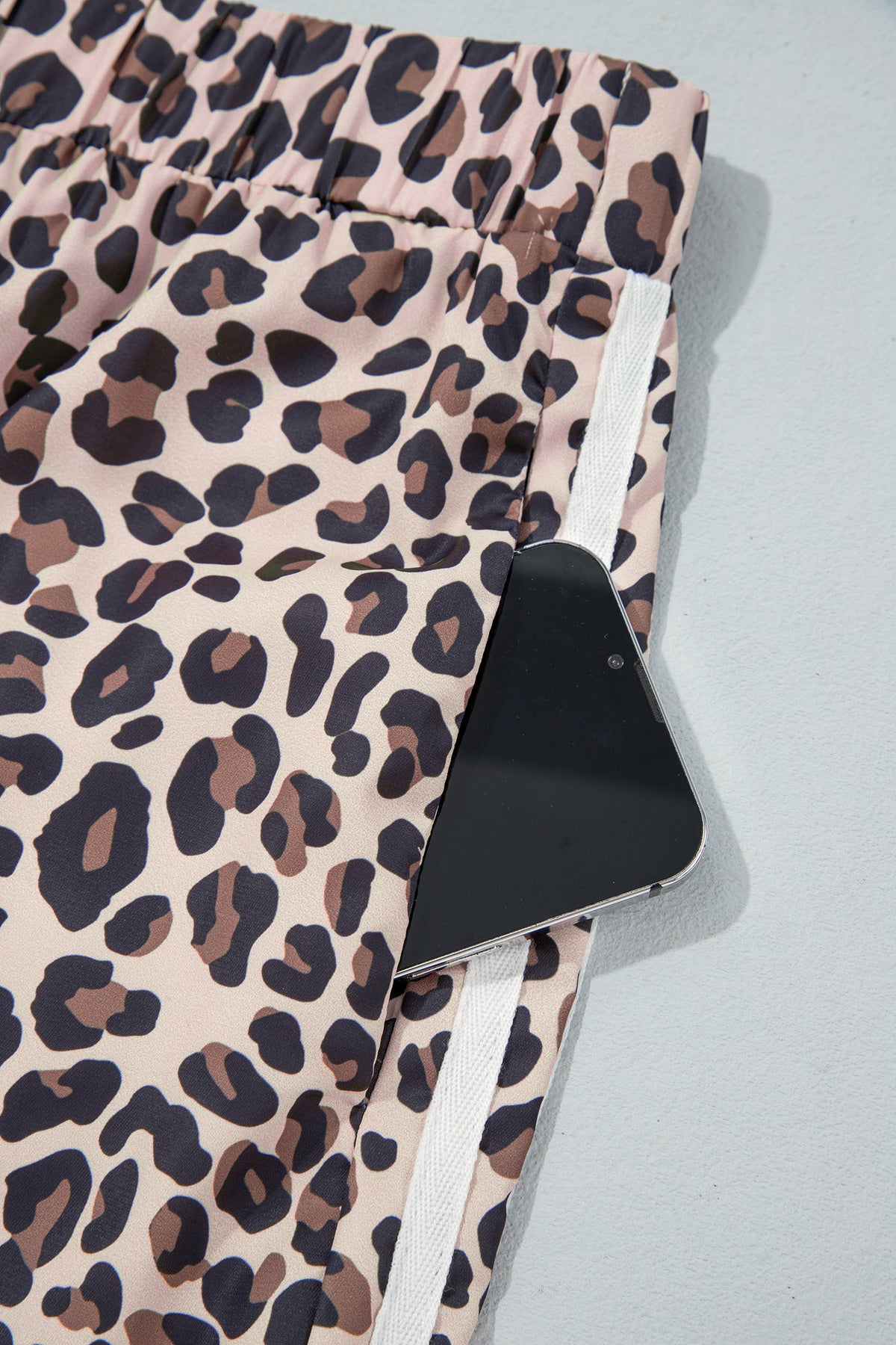 Plus Leopard Stripe Top