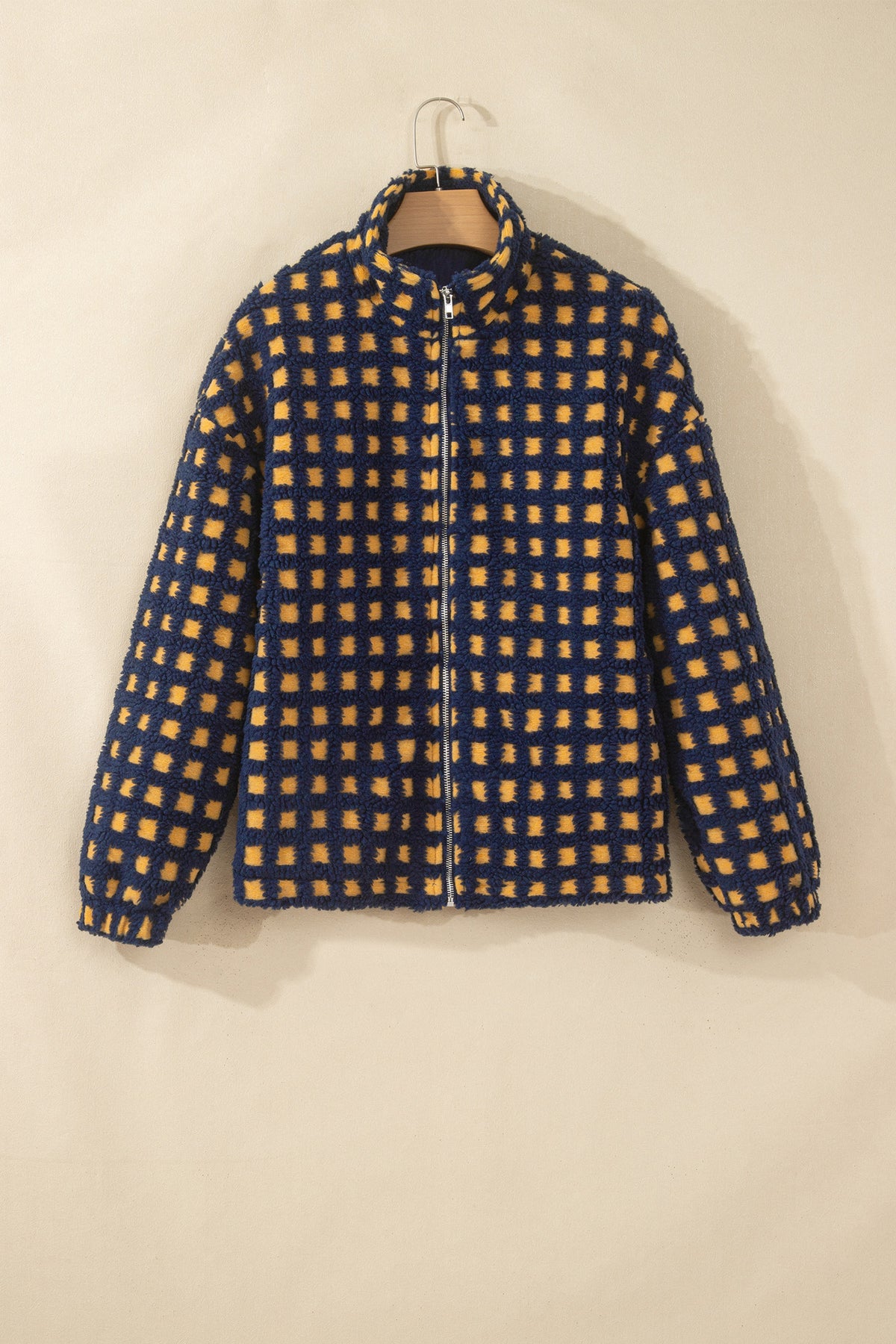 Plaid Sherpa Jacket