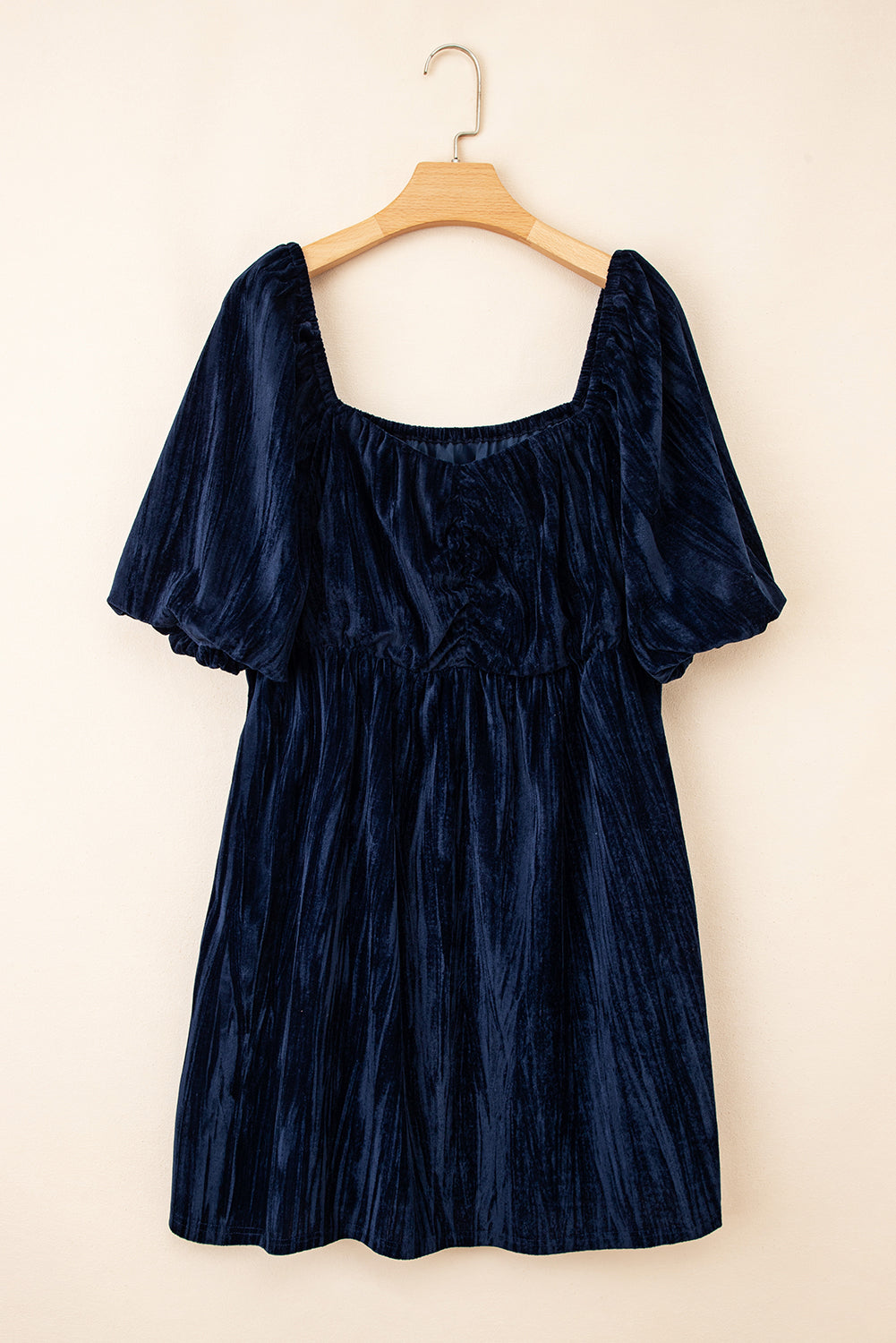 Velvet Ruched Dress