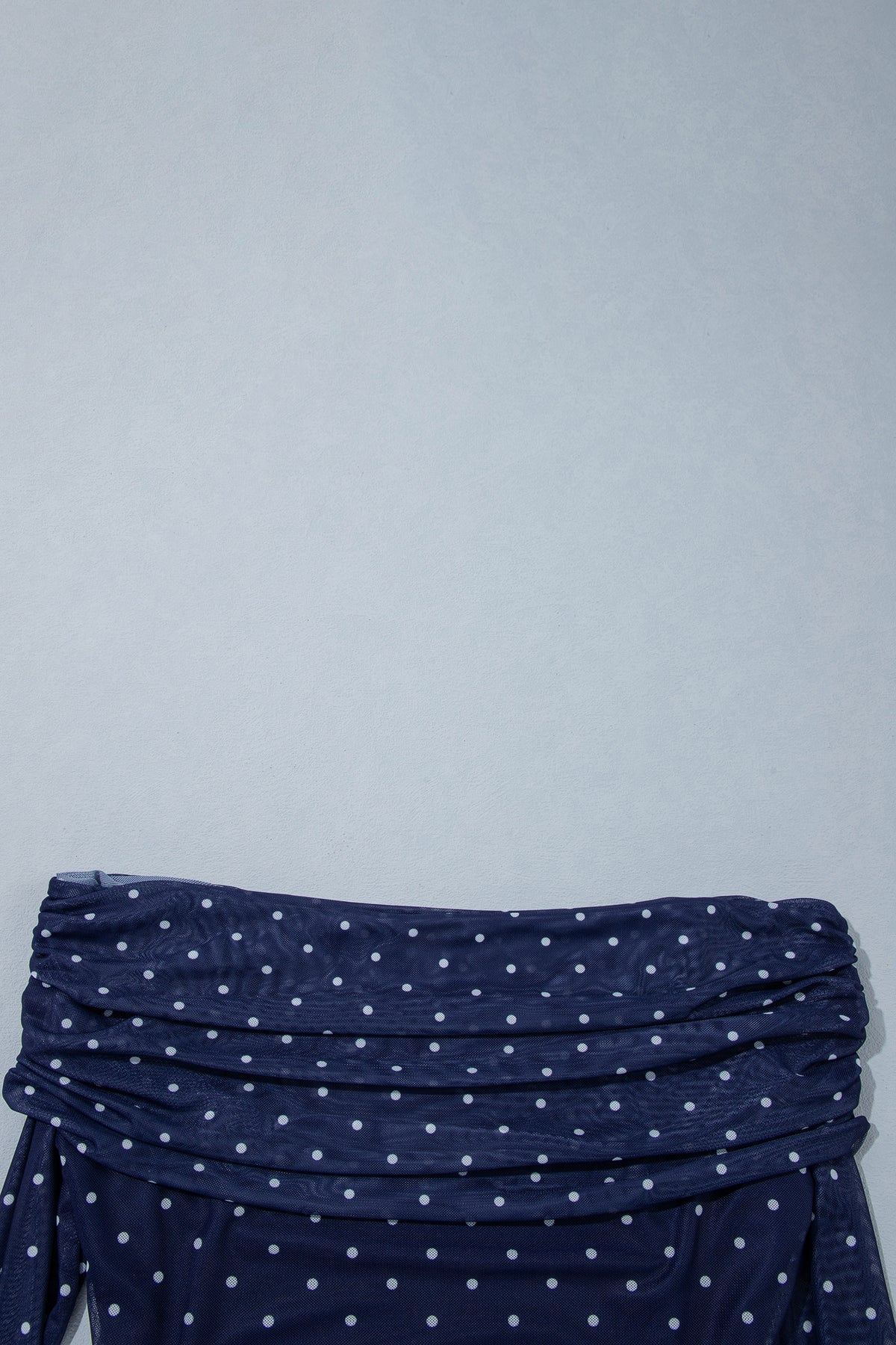 Polka Dot Mesh Top