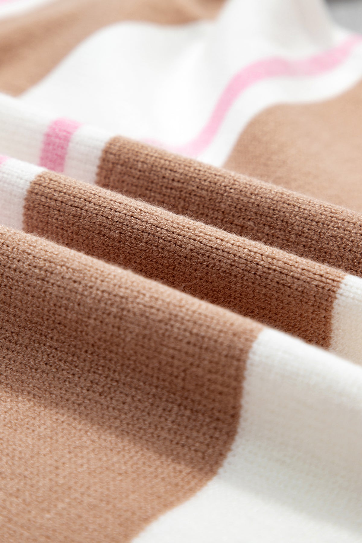 Pink Stripe Tunic Sweater