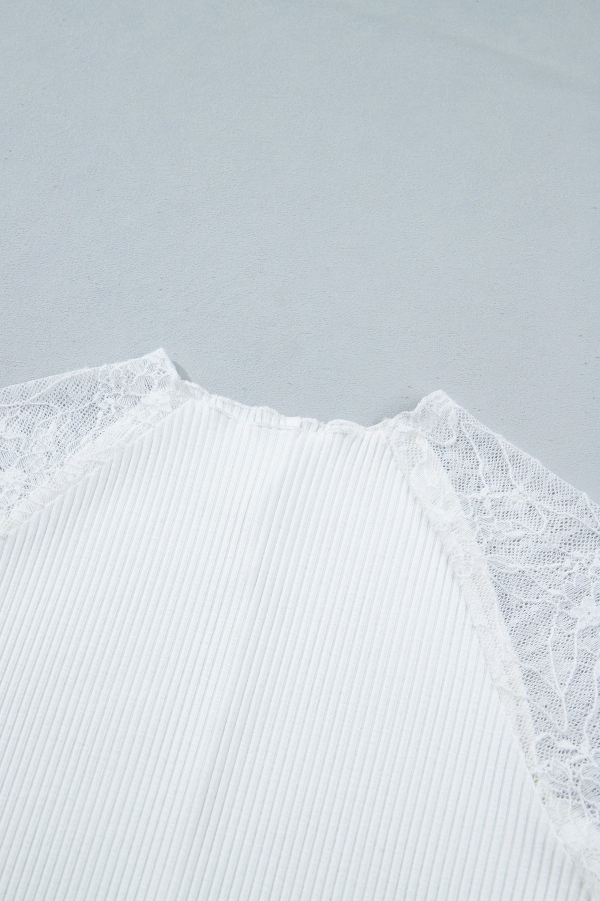 Sweet Lace Rib Top