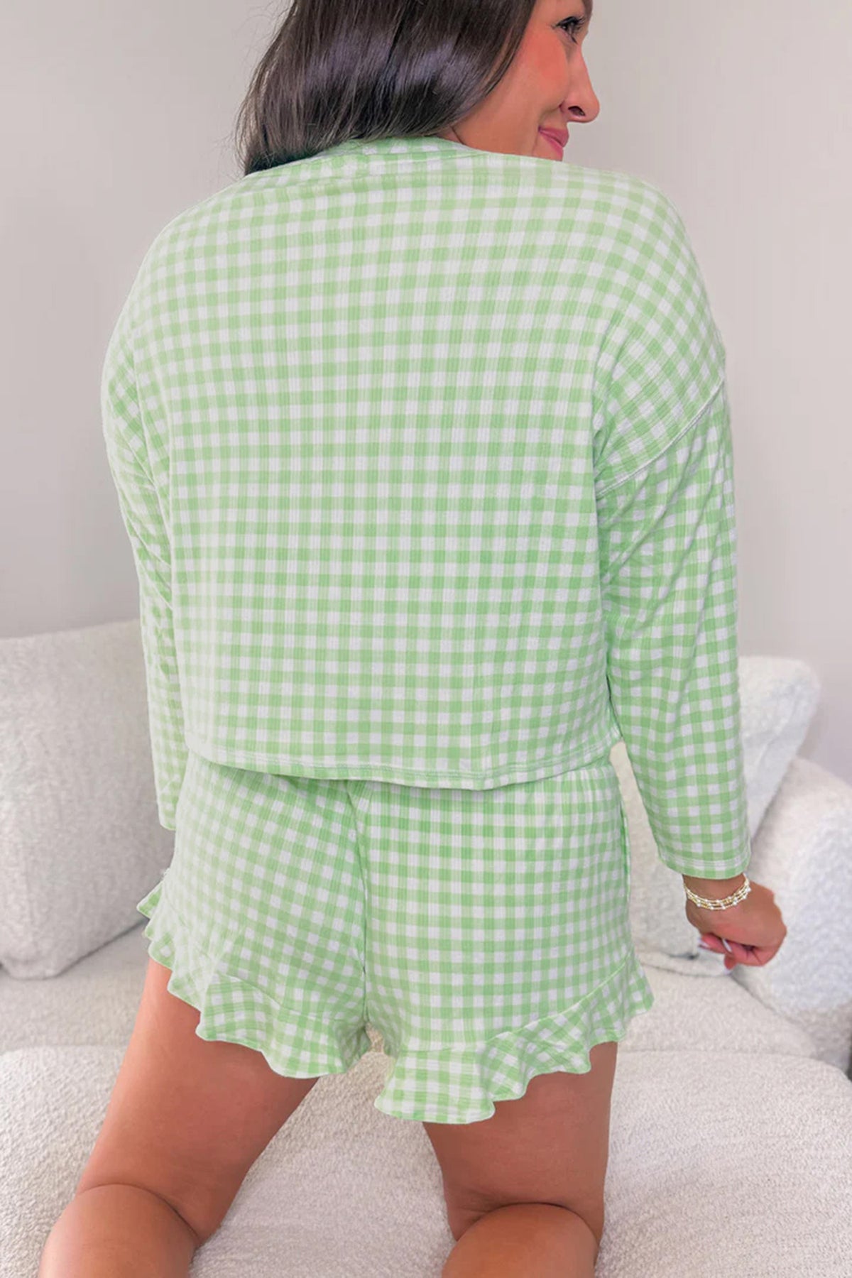 Gingham Days Lounge 2pc Set