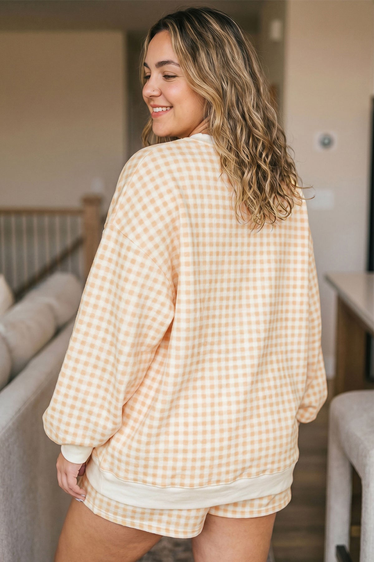 Gingham Lounge 2pc Set